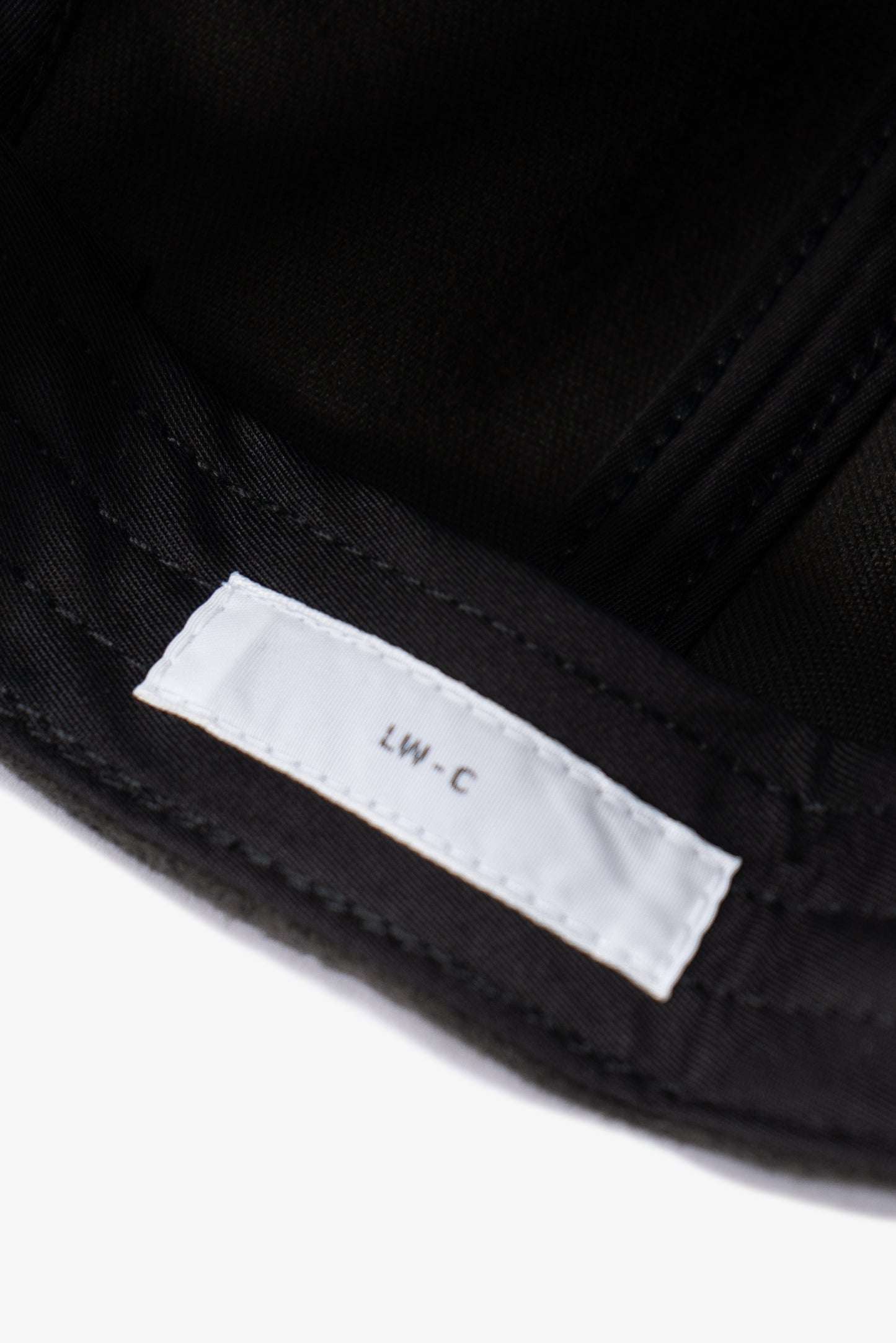 LW - C CAP - BLACK MOLESKIN