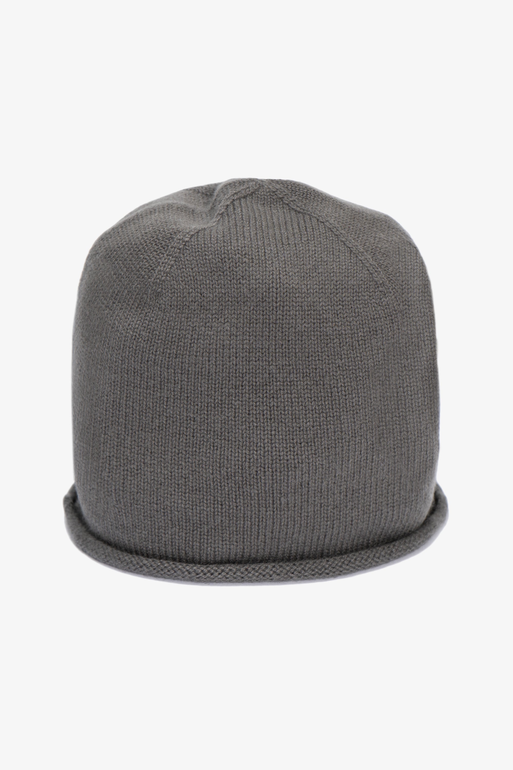 Full length lay-flat of LW036 Ambrosia Beanie in marine gray