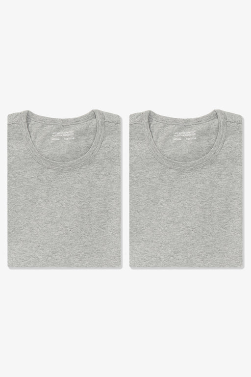 OUR T-SHIRT 2-PACK - HEATHER GREY