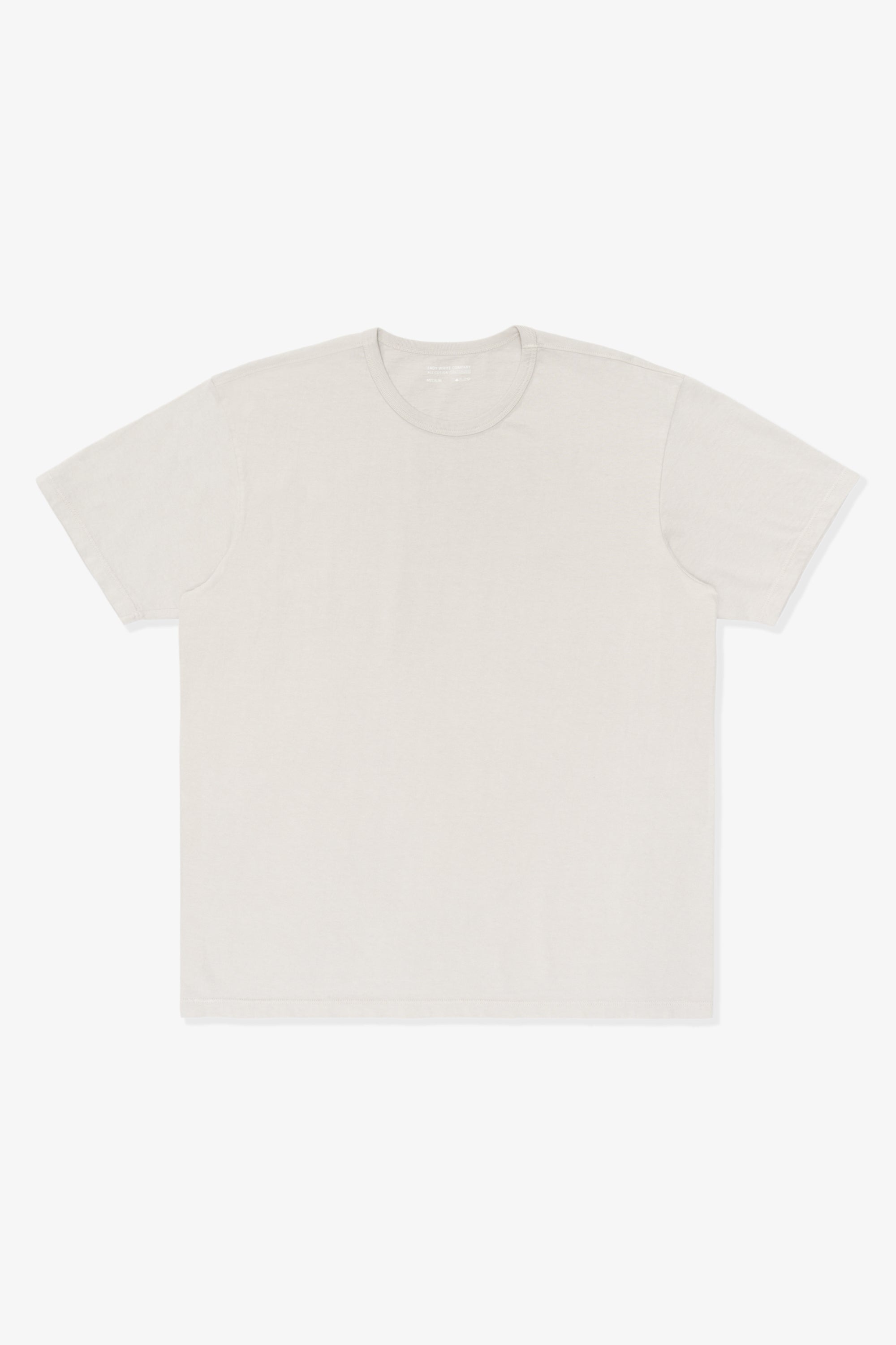 Overhead lay-flat image of LW101 Our T-shirt.