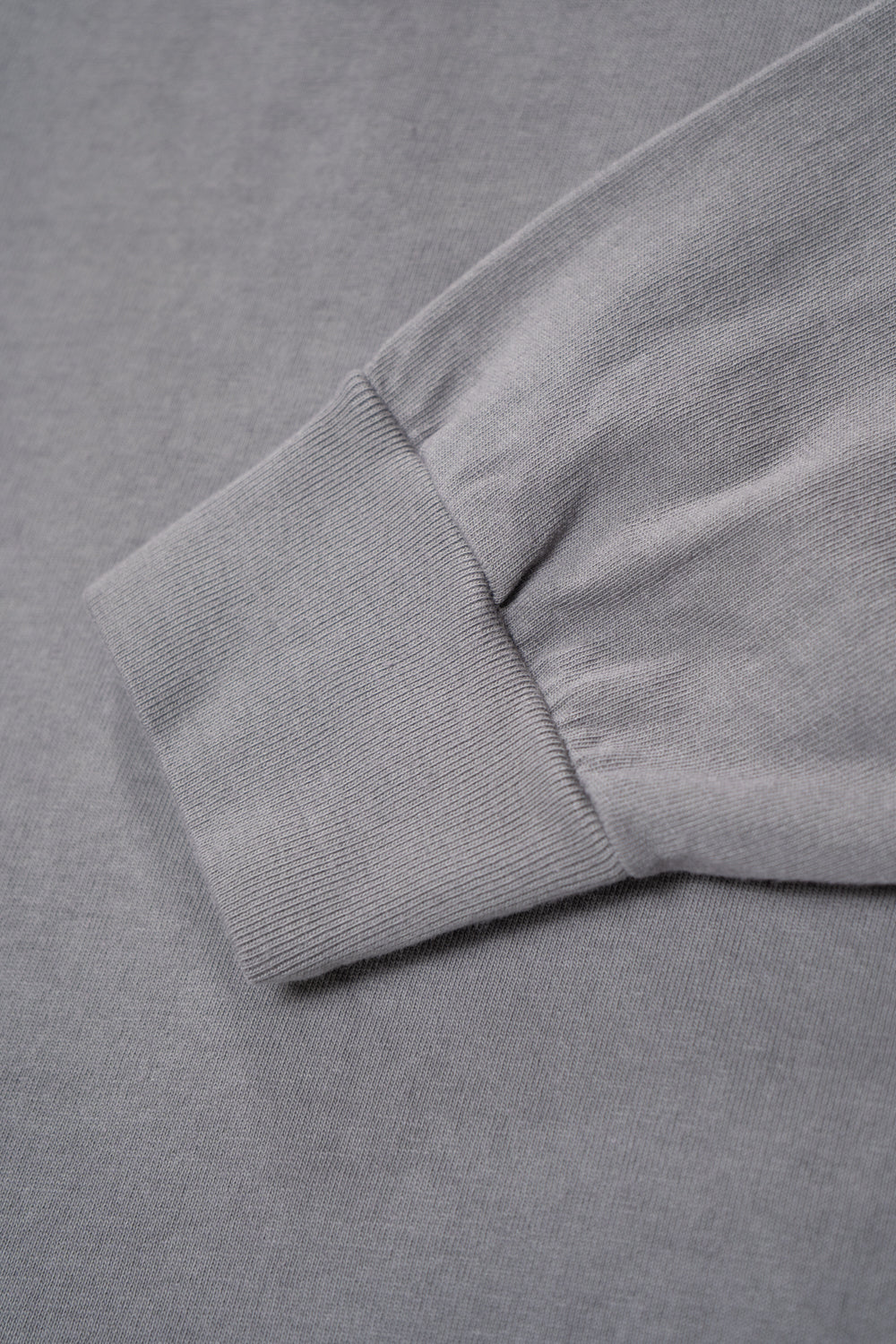 Close-up of cuff of LW102LS LS Municipal Pocket T-shirt in kelp