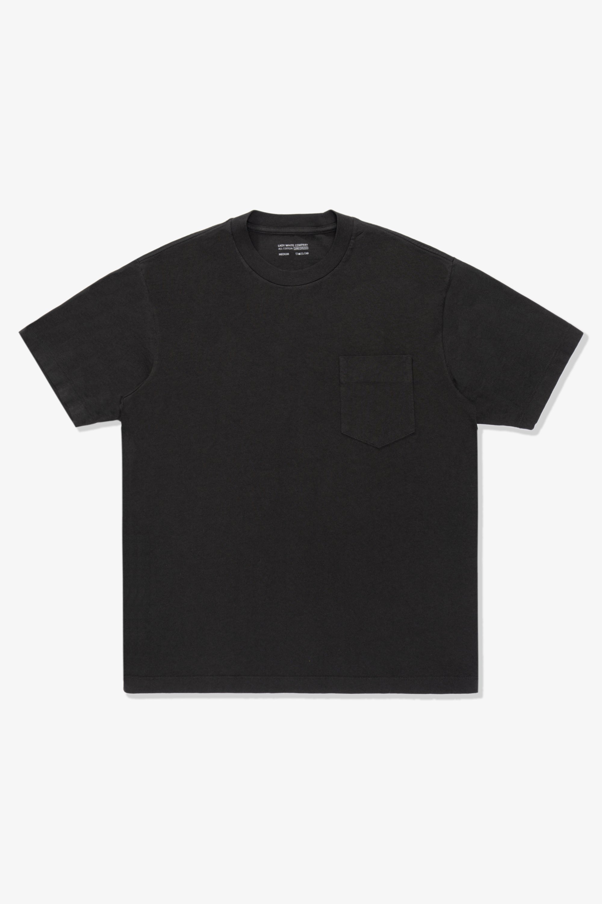 Full-length lay-flat photo of LW103 Municipal Pocket T-shirt in Shadow