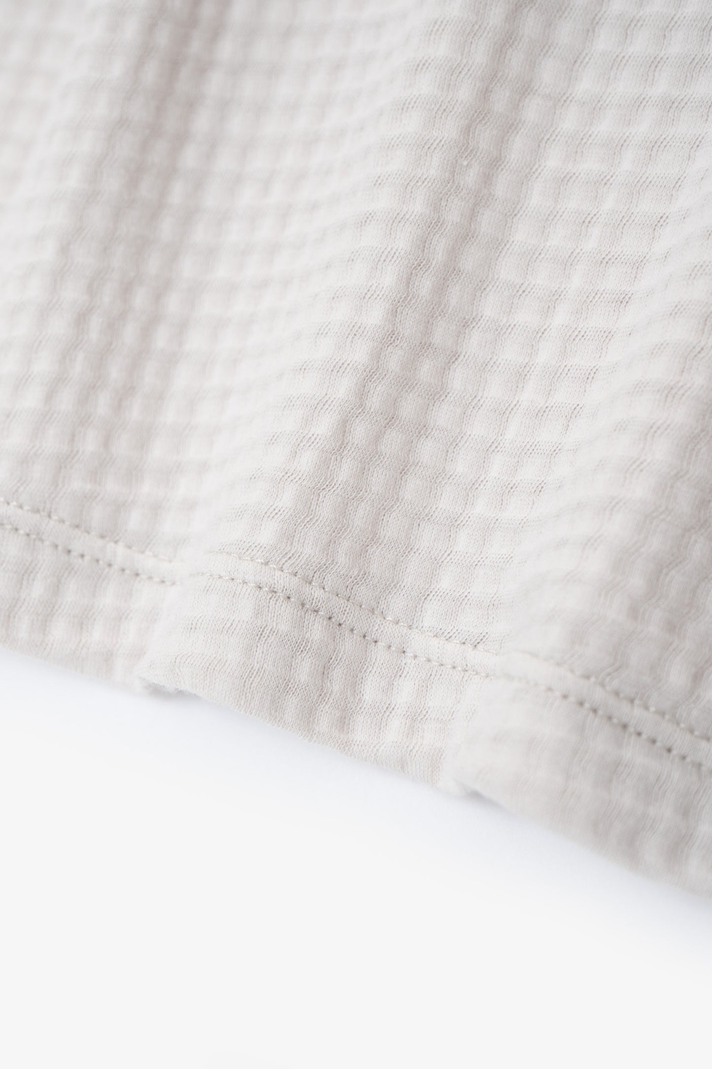 GAUZE SLEEVELESS T-SHIRT - SOLAR GREY