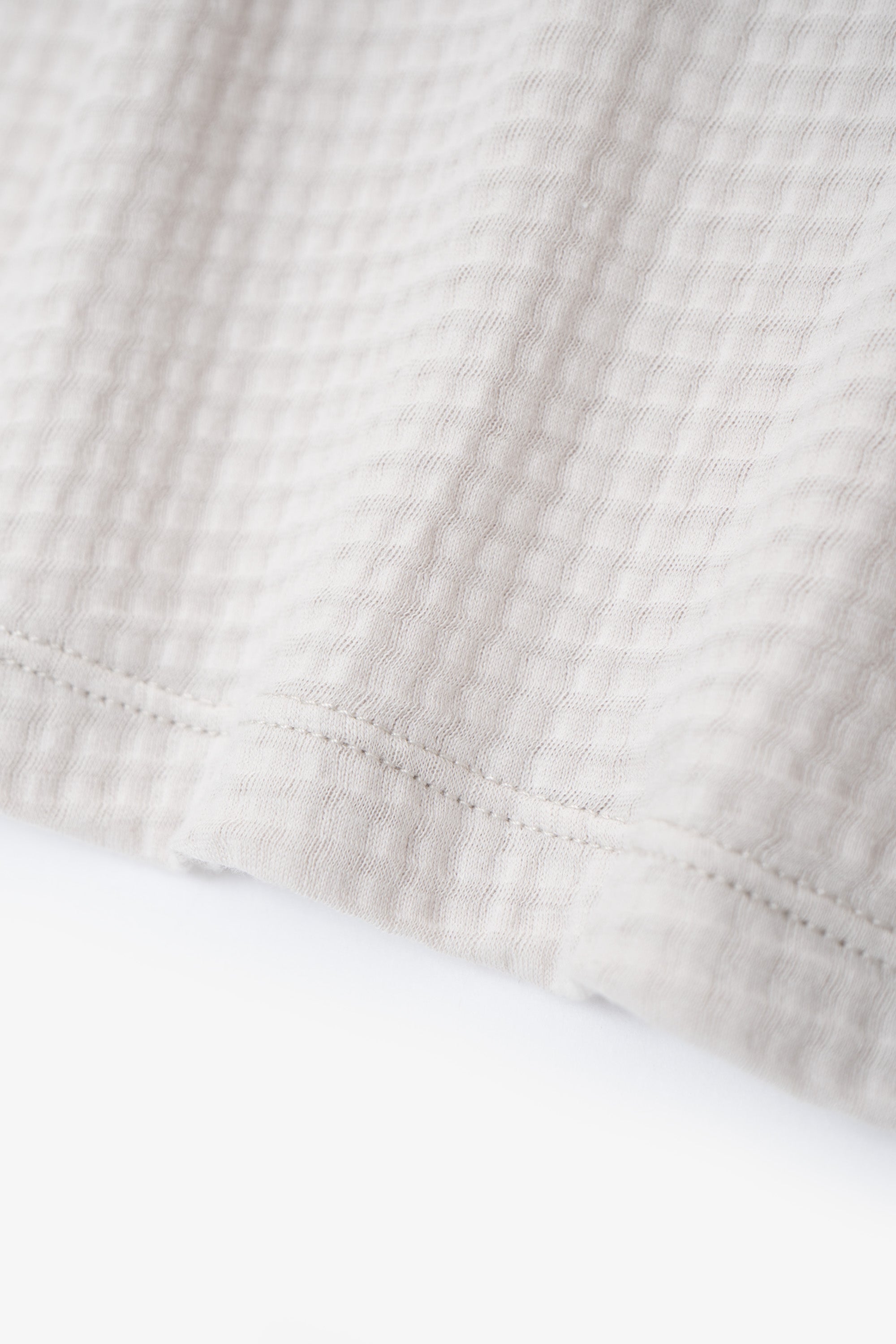 GAUZE SLEEVELESS T-SHIRT - SOLAR GREY