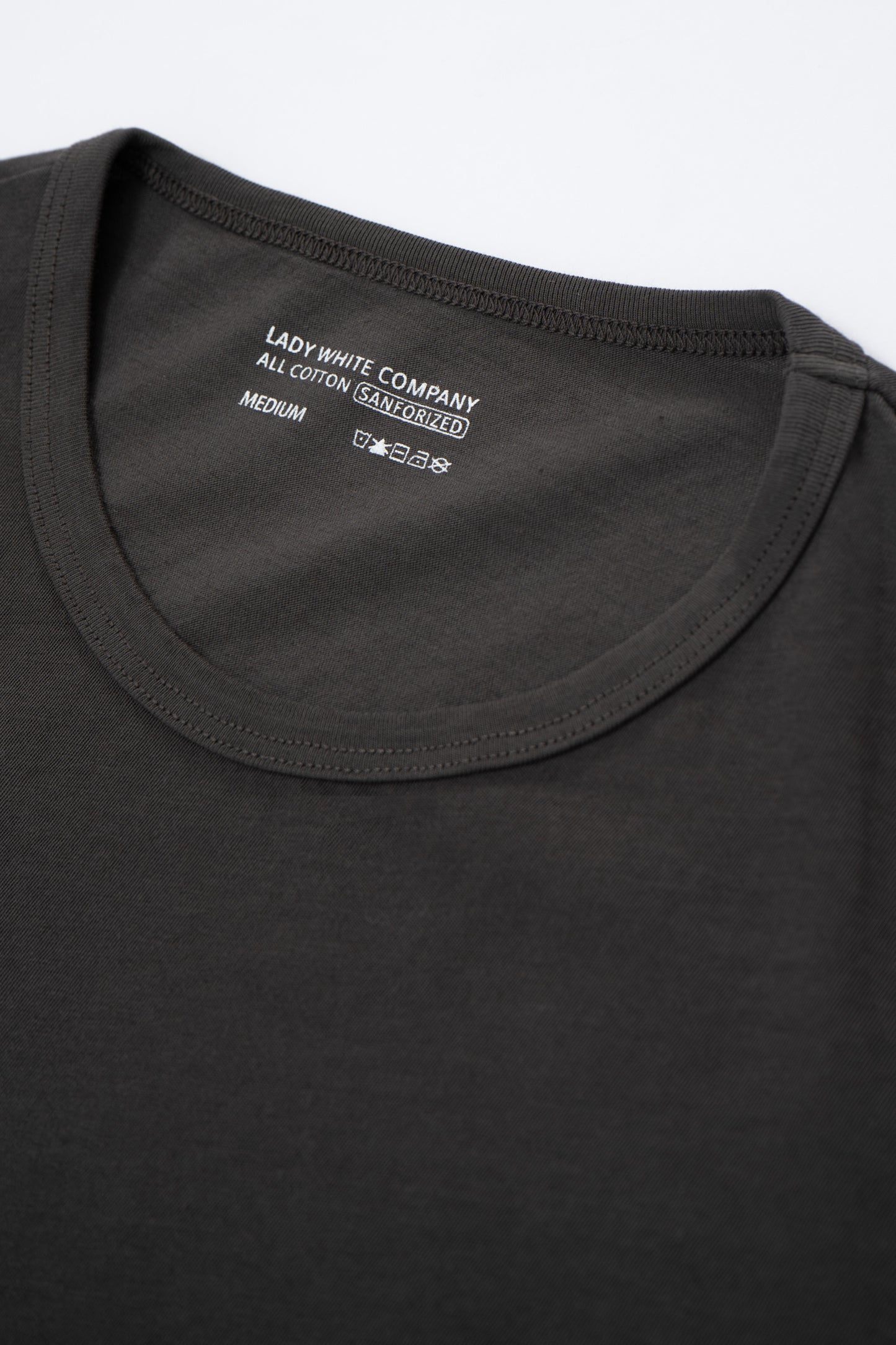 BINDED DRY LITE T-SHIRT - FLINT