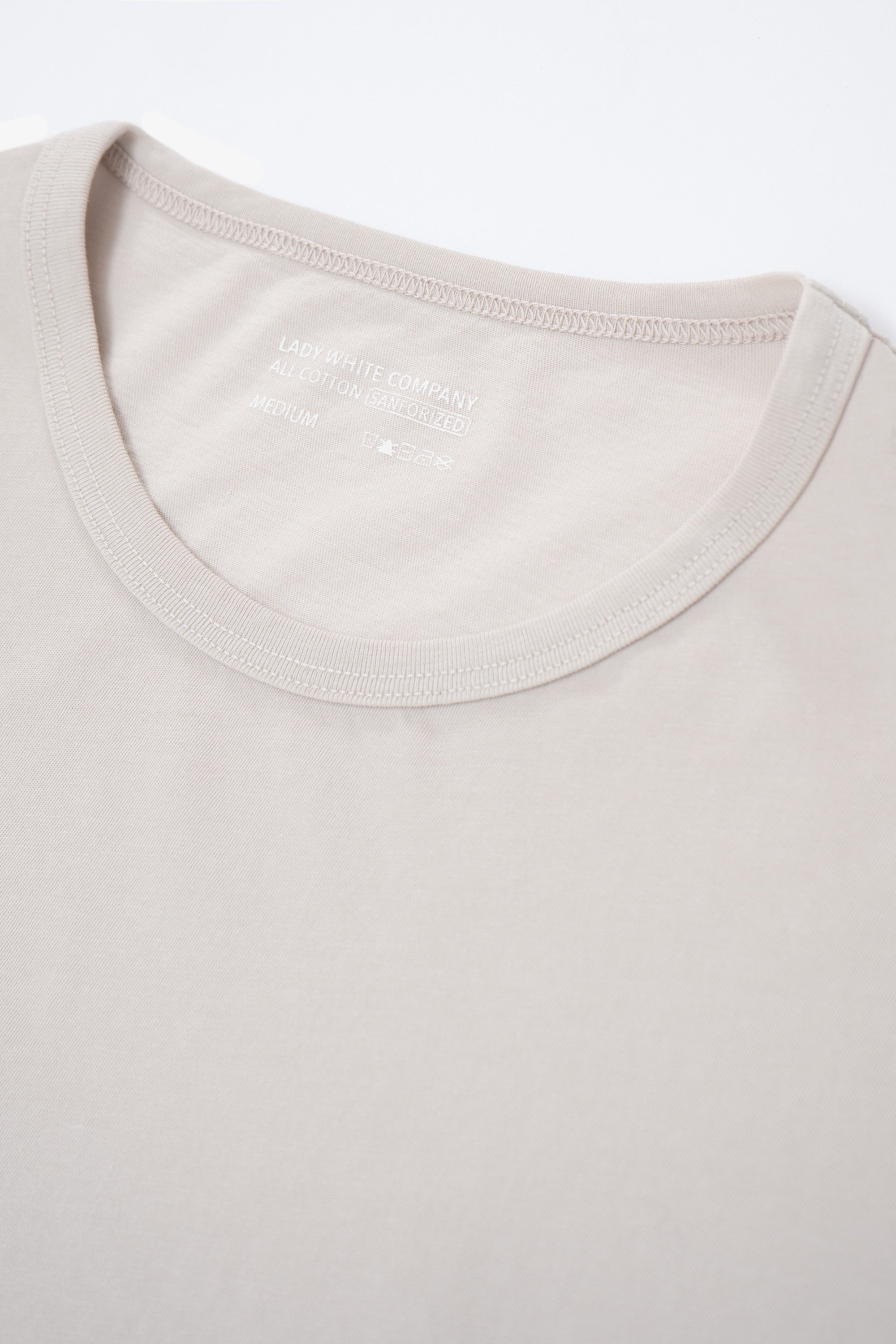 BINDED DRY LITE T-SHIRT - SOLAR GREY