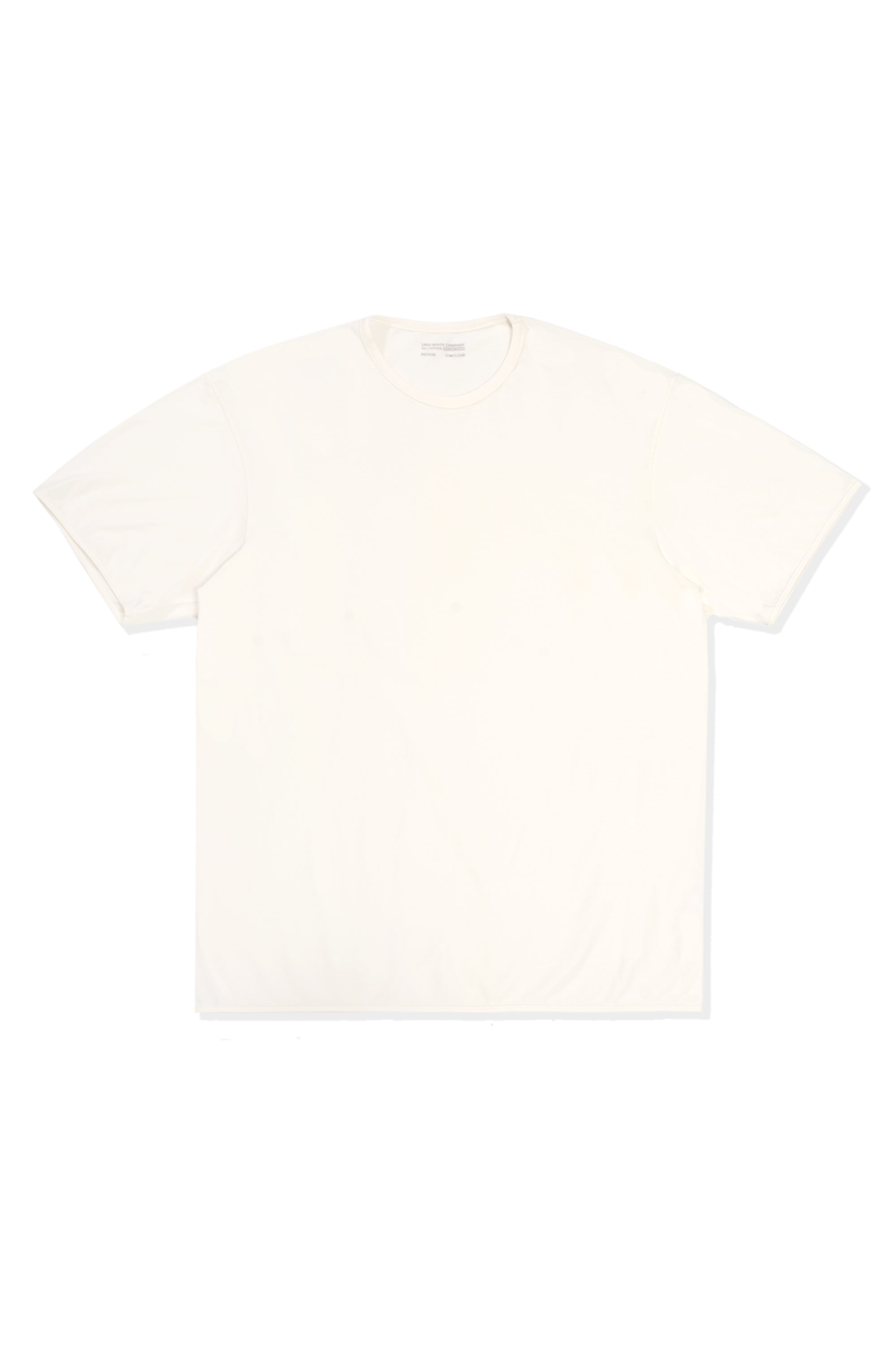 BINDED DRY LITE T-SHIRT - WHITE