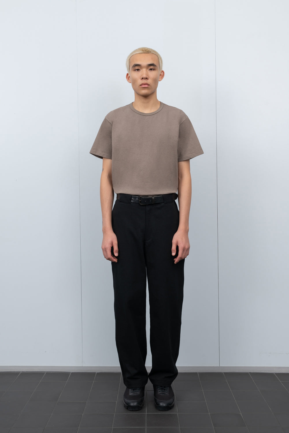 Olive Trousers with White T-Shirt | Hockerty