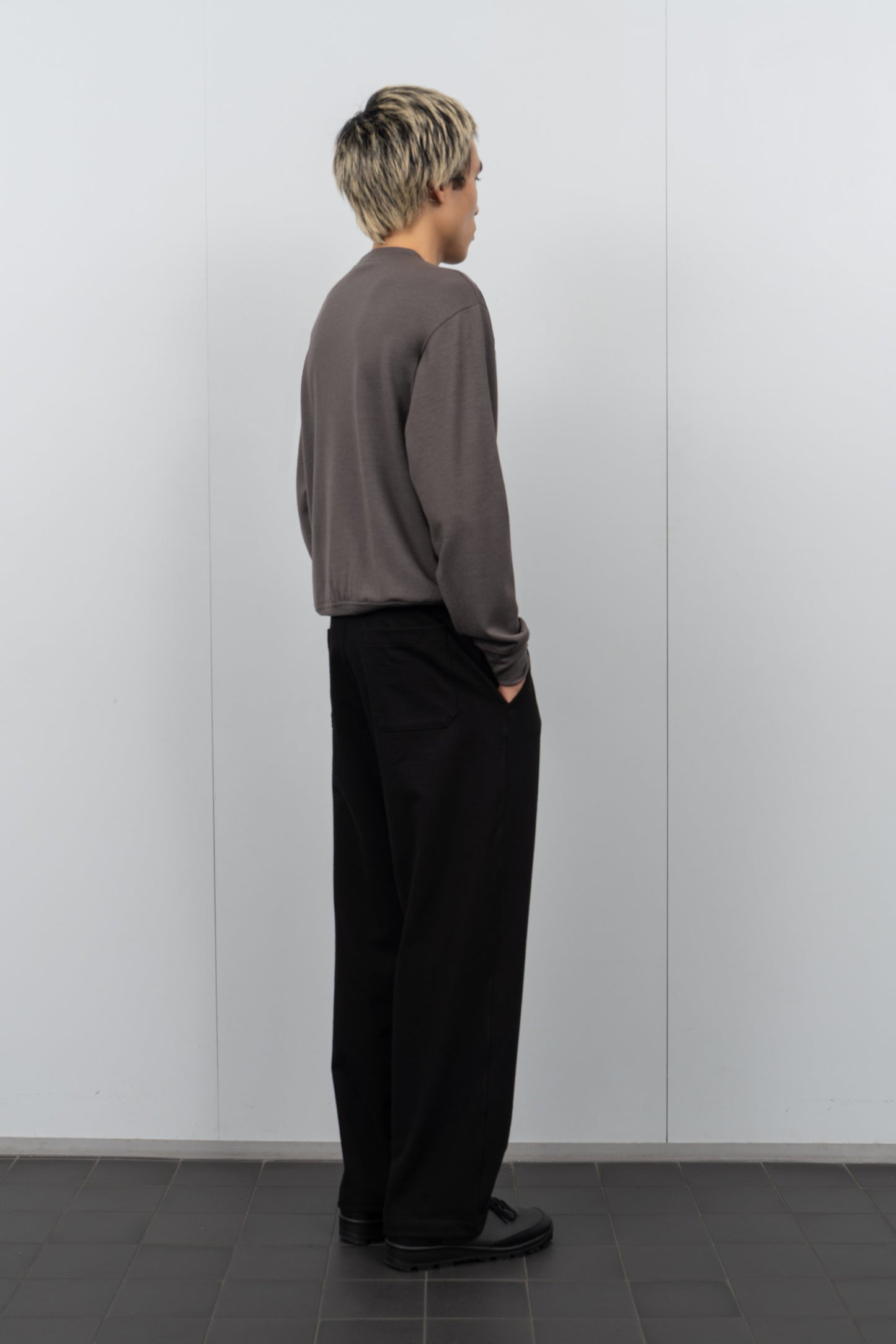 JERSEY TROUSER - BLACK