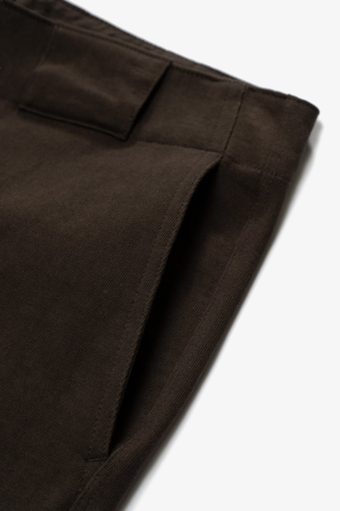 JERSEY TROUSER - BLACK OLIVE