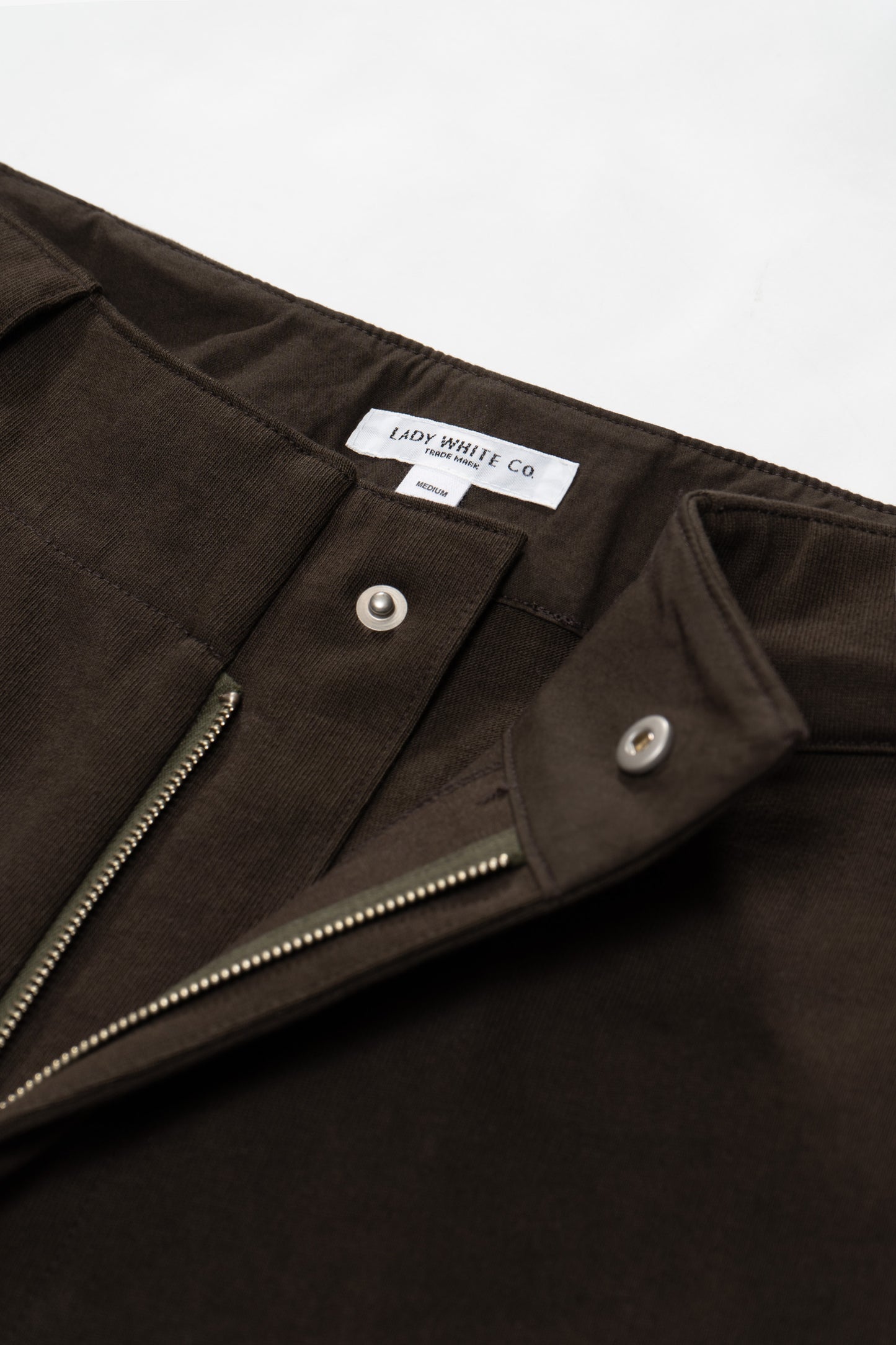 JERSEY TROUSER - BLACK OLIVE