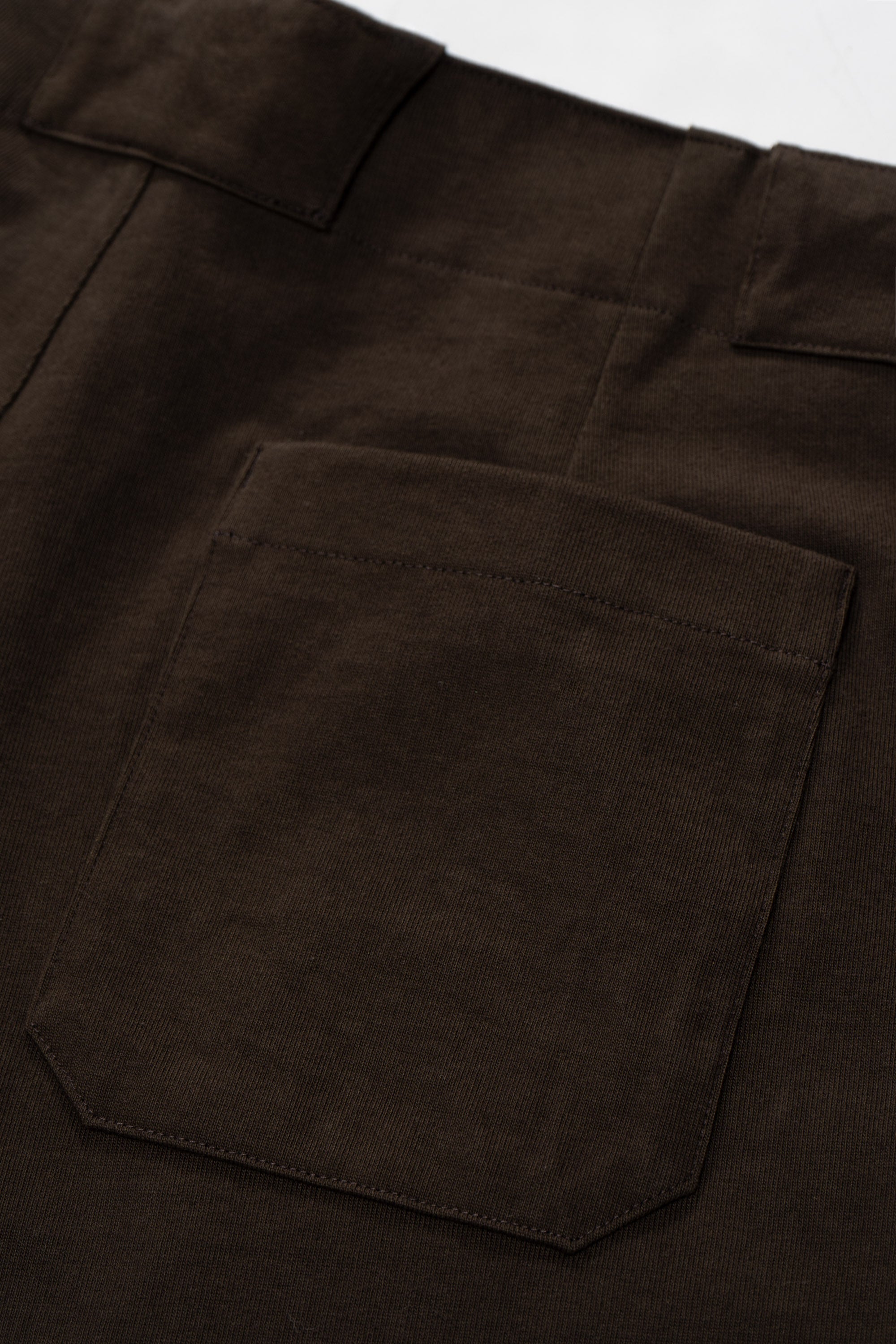 JERSEY TROUSER - BLACK OLIVE