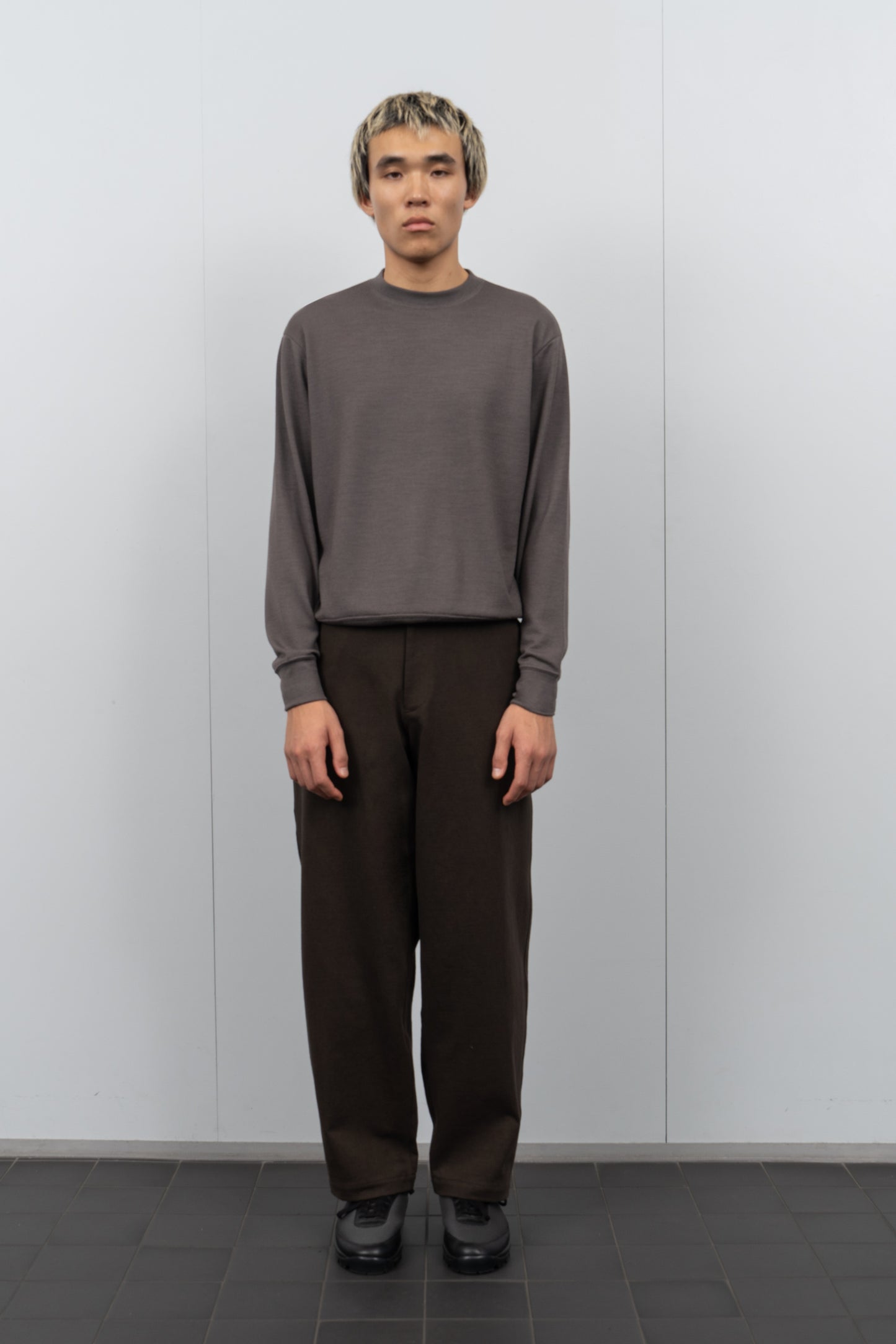 JERSEY TROUSER - BLACK OLIVE