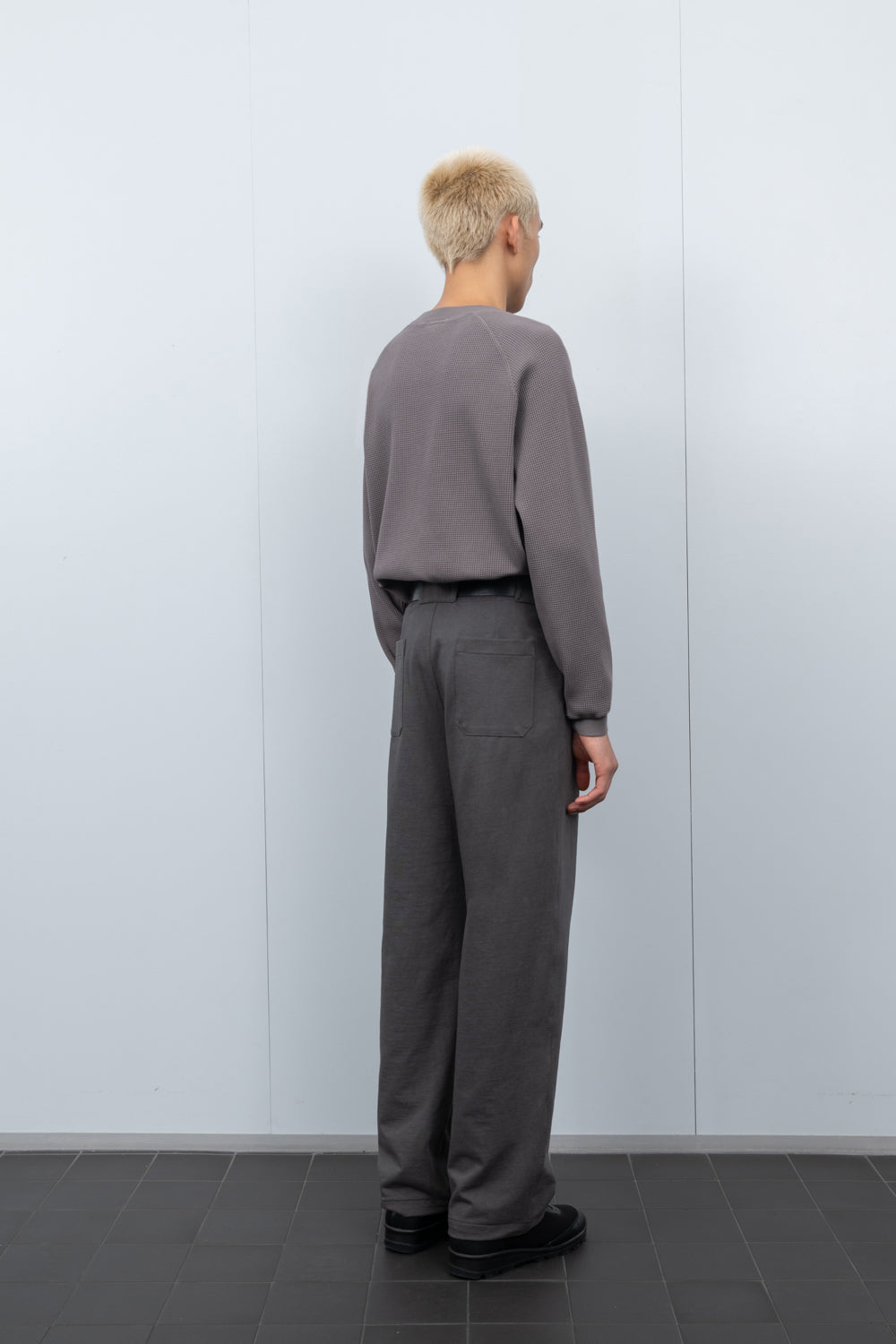 JERSEY TROUSER - PEWTER