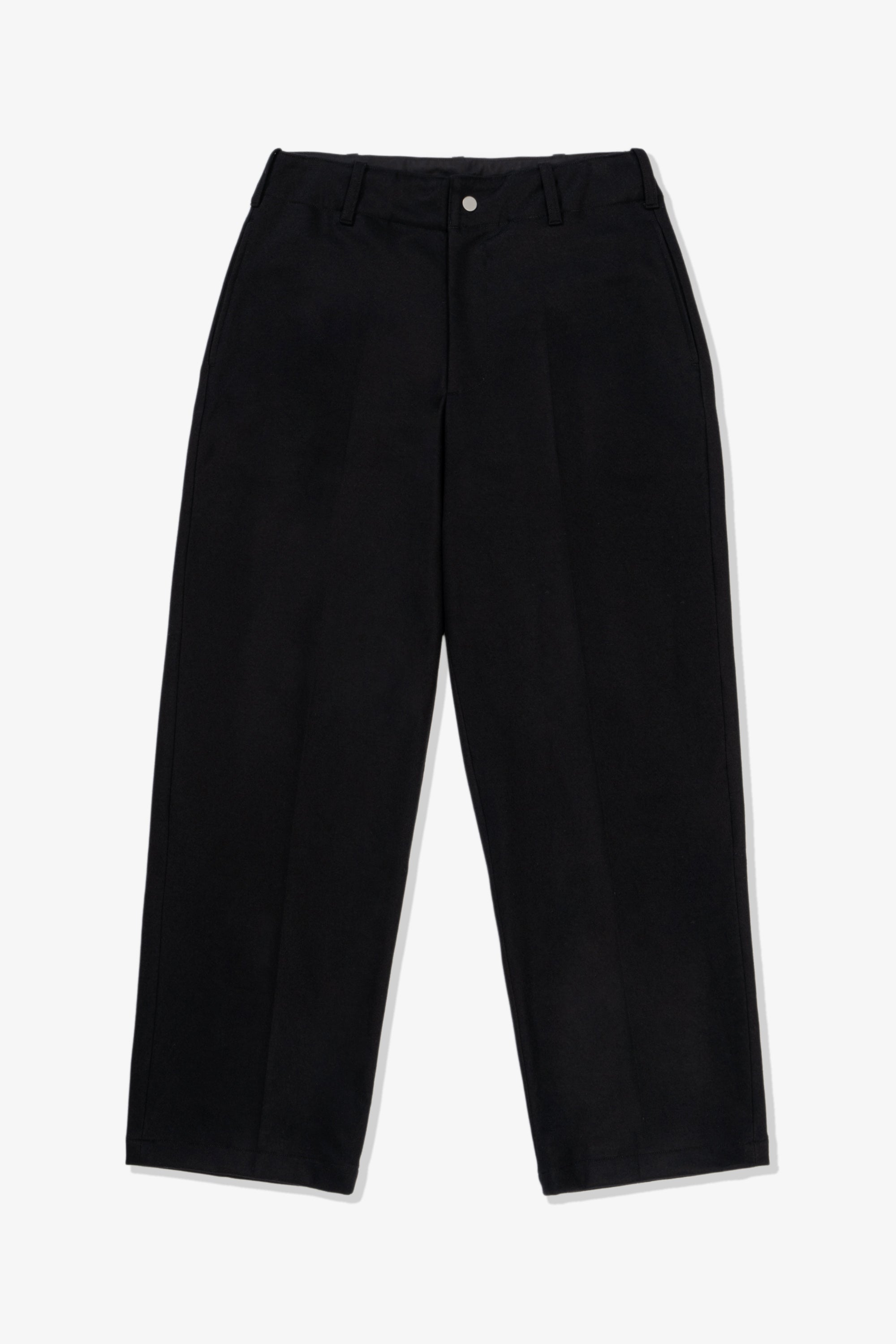 WOOL JERSEY PANT - BLACK