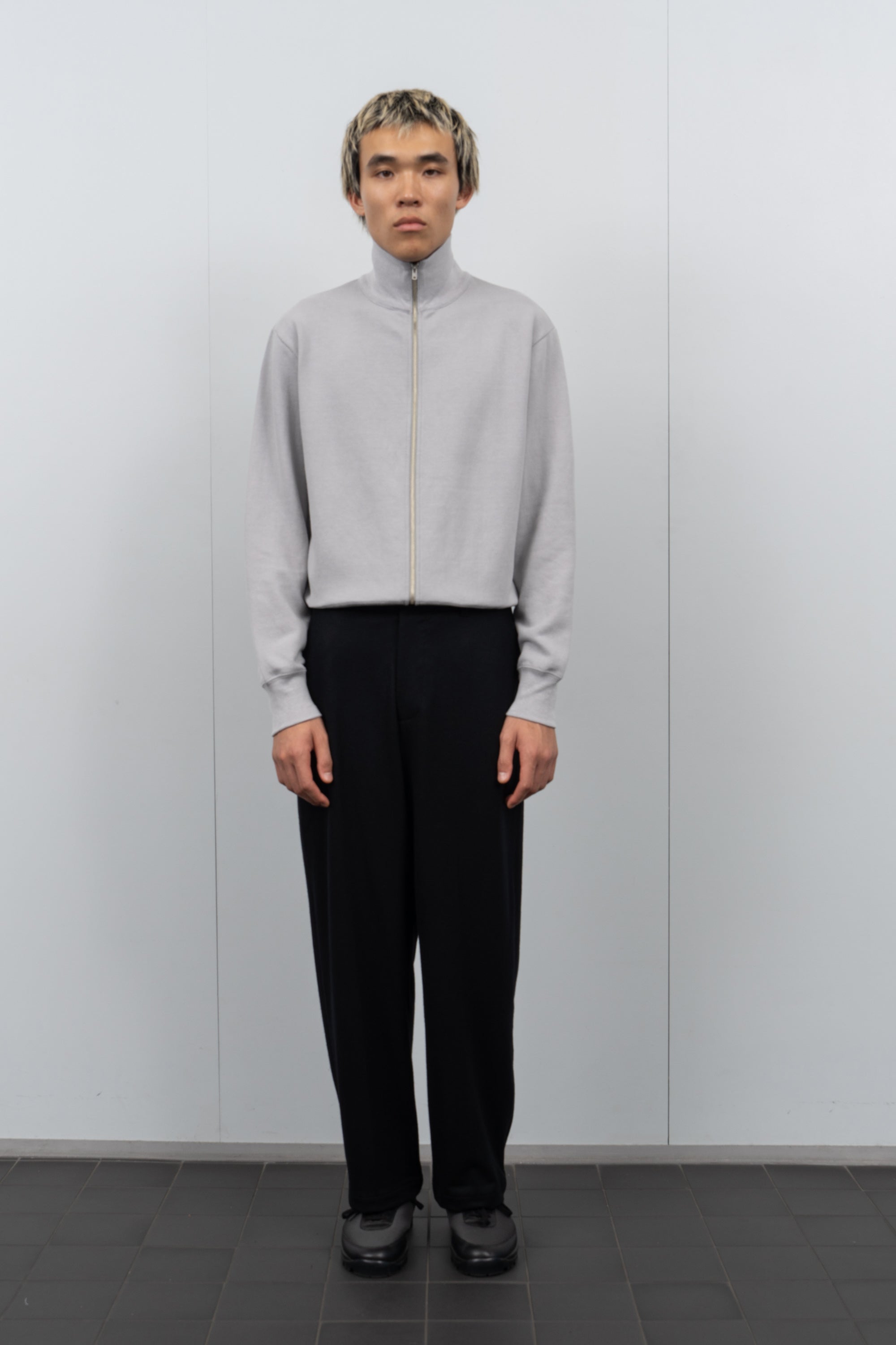 WOOL JERSEY PANT - BLACK