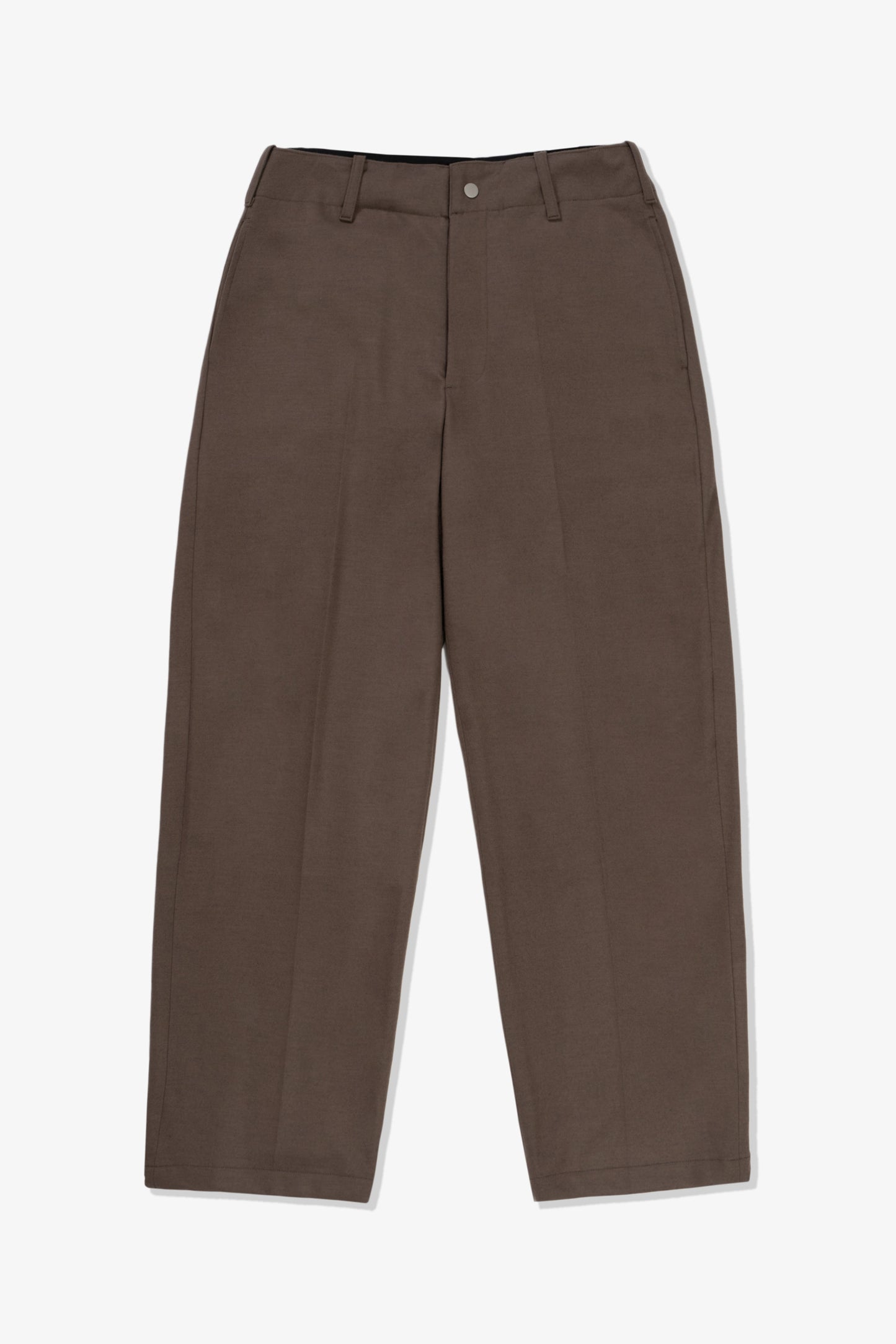 WOOL JERSEY PANT - CEMENT