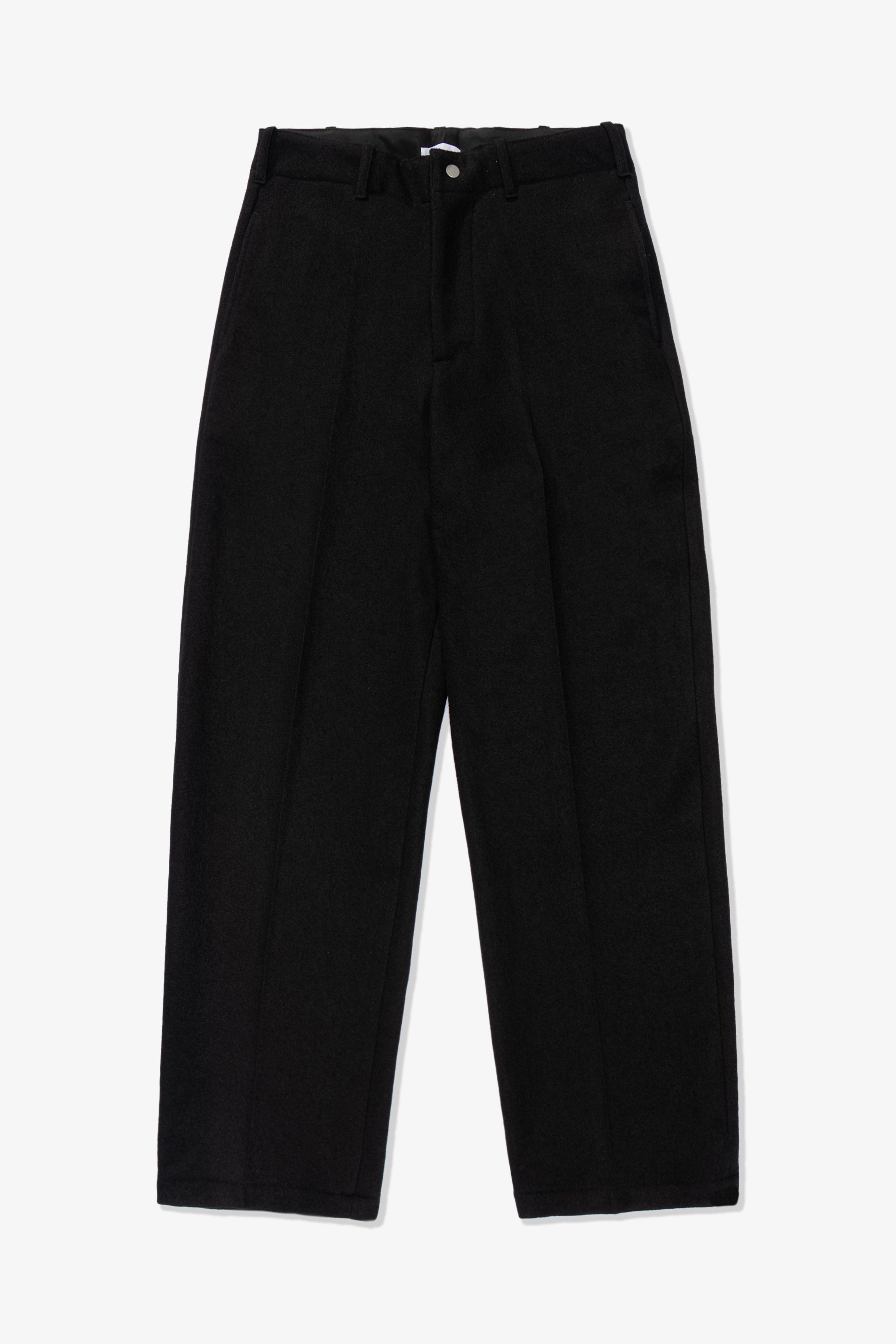 CRATER WOOL TROUSER - BLACK – LADY WHITE CO.