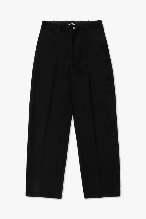 CRATER WOOL TROUSER - BLACK