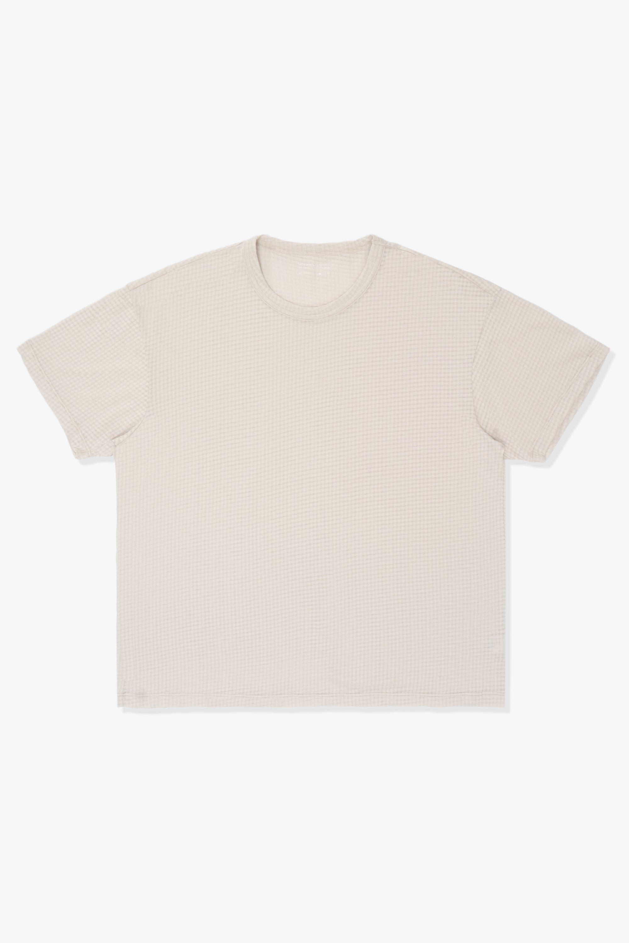 SHEER GAUZE T-SHIRT - SOLAR GREY – LADY WHITE CO.