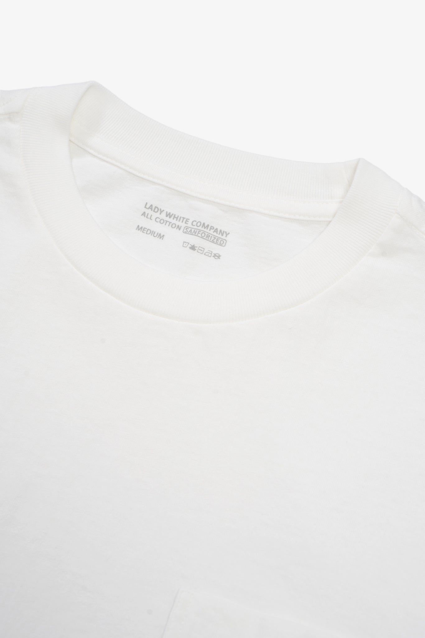 BALTA POCKET T-SHIRT - WHITE – LADY WHITE CO.