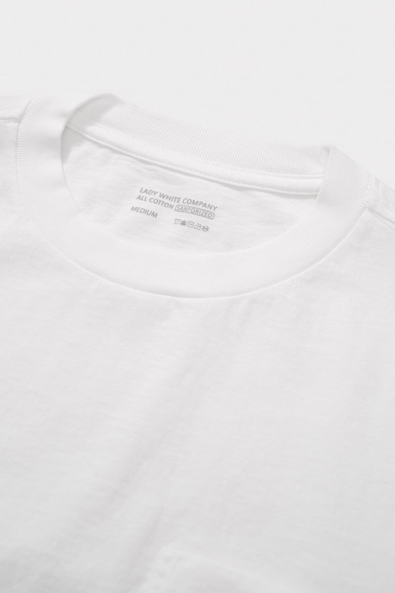 BALTA POCKET T-SHIRT - WHITE – LADY WHITE CO.