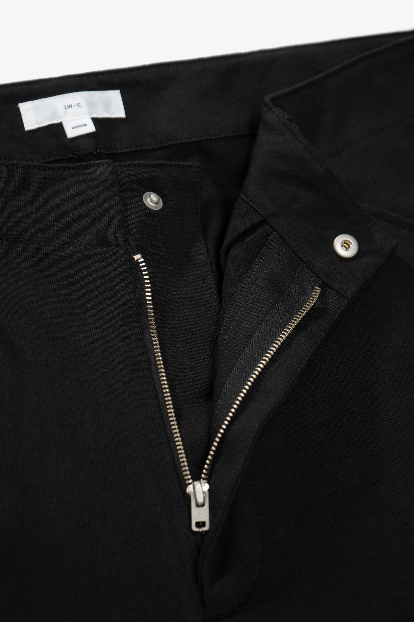 Pocket detail of LW1150 Jersey Short in Black