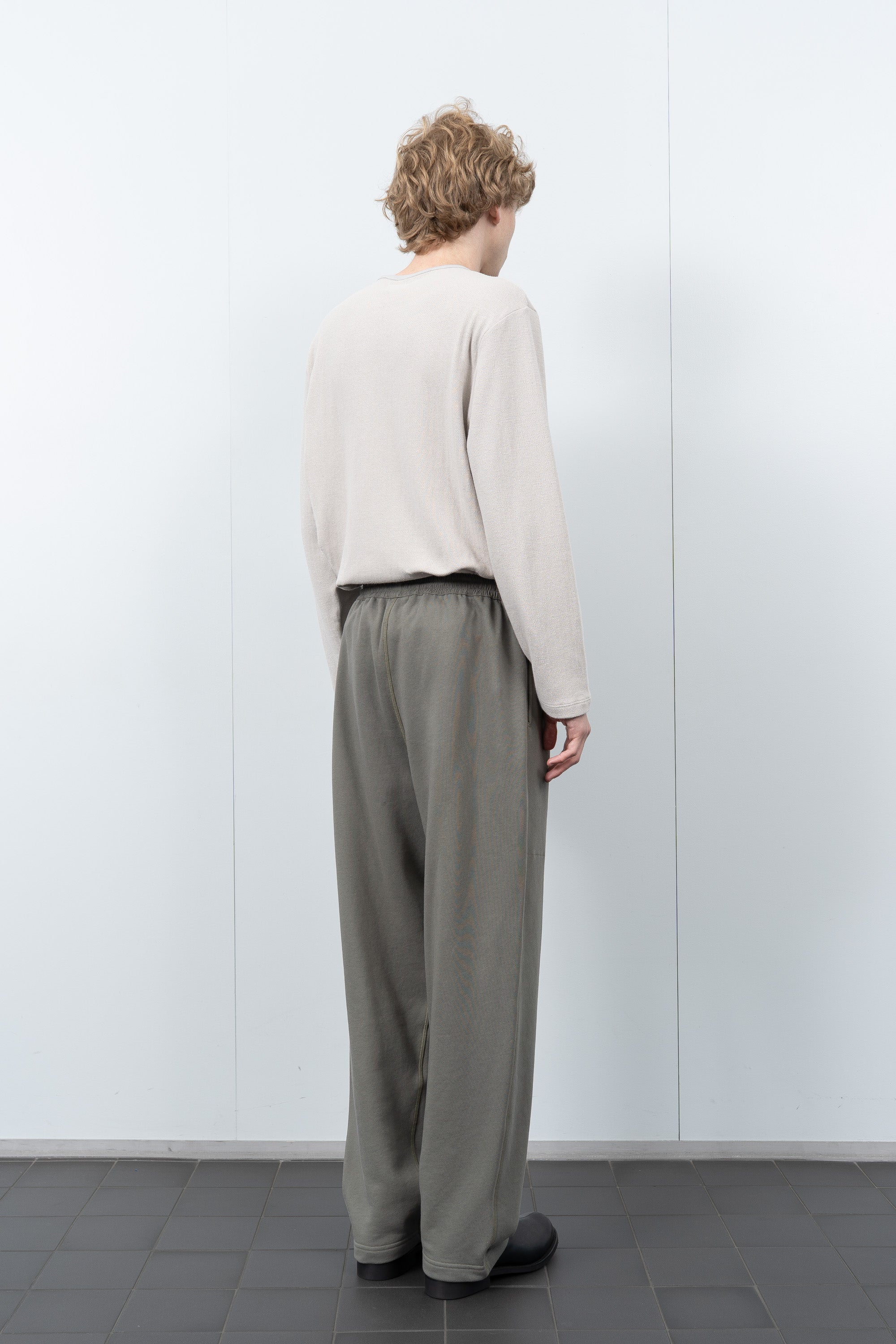 WOVEN WB SWEATPANT - DARK KELP