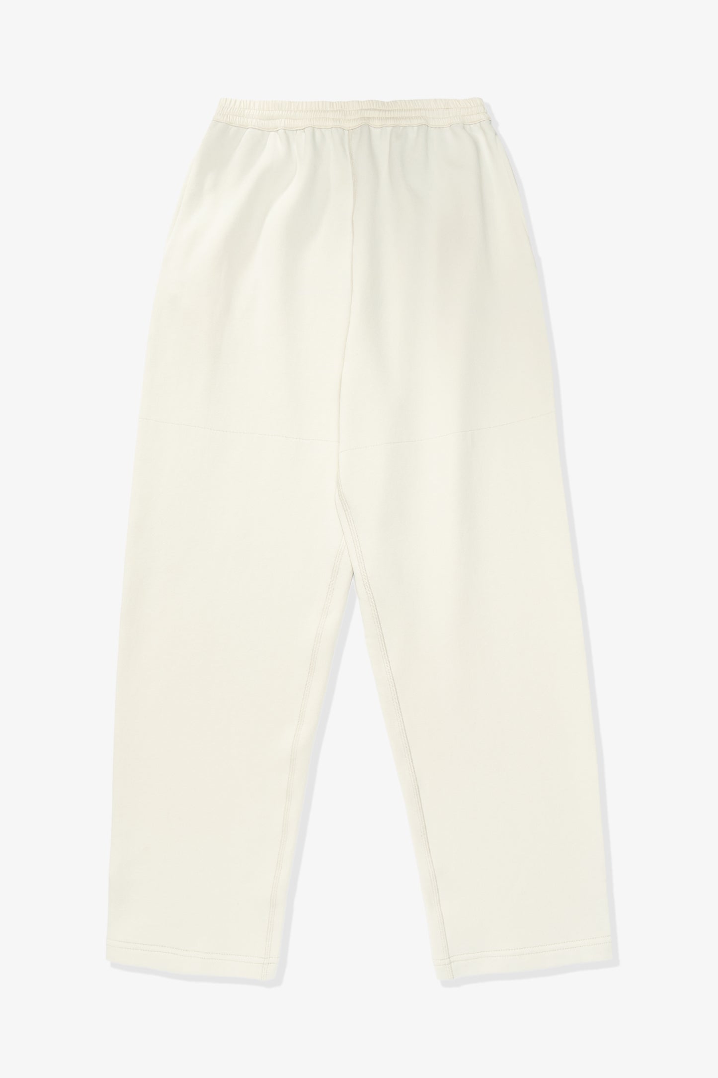 Full front-facing flat overview of LW1155 Woven WB Sweatpant in Off White