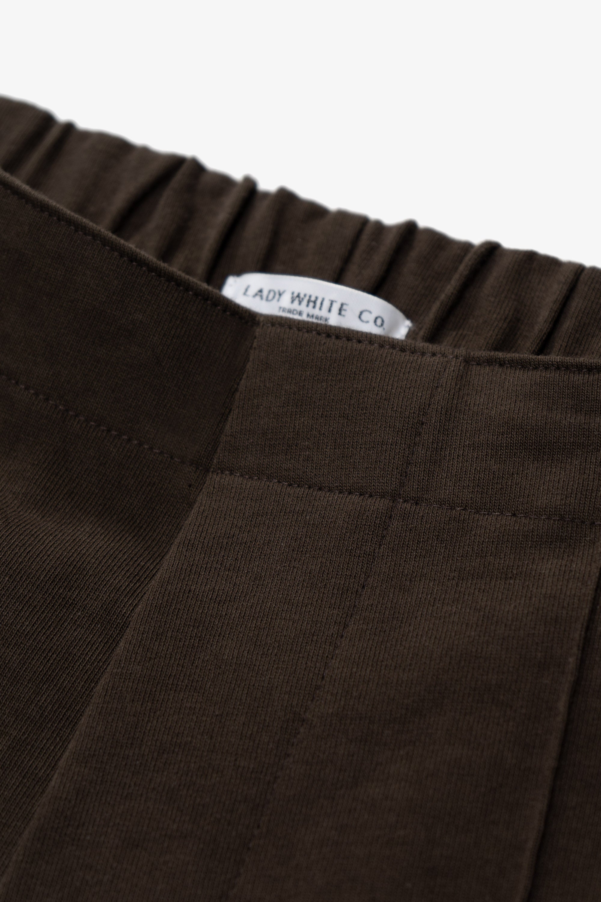 JERSEY BAND PANTS - BLACK OLIVE