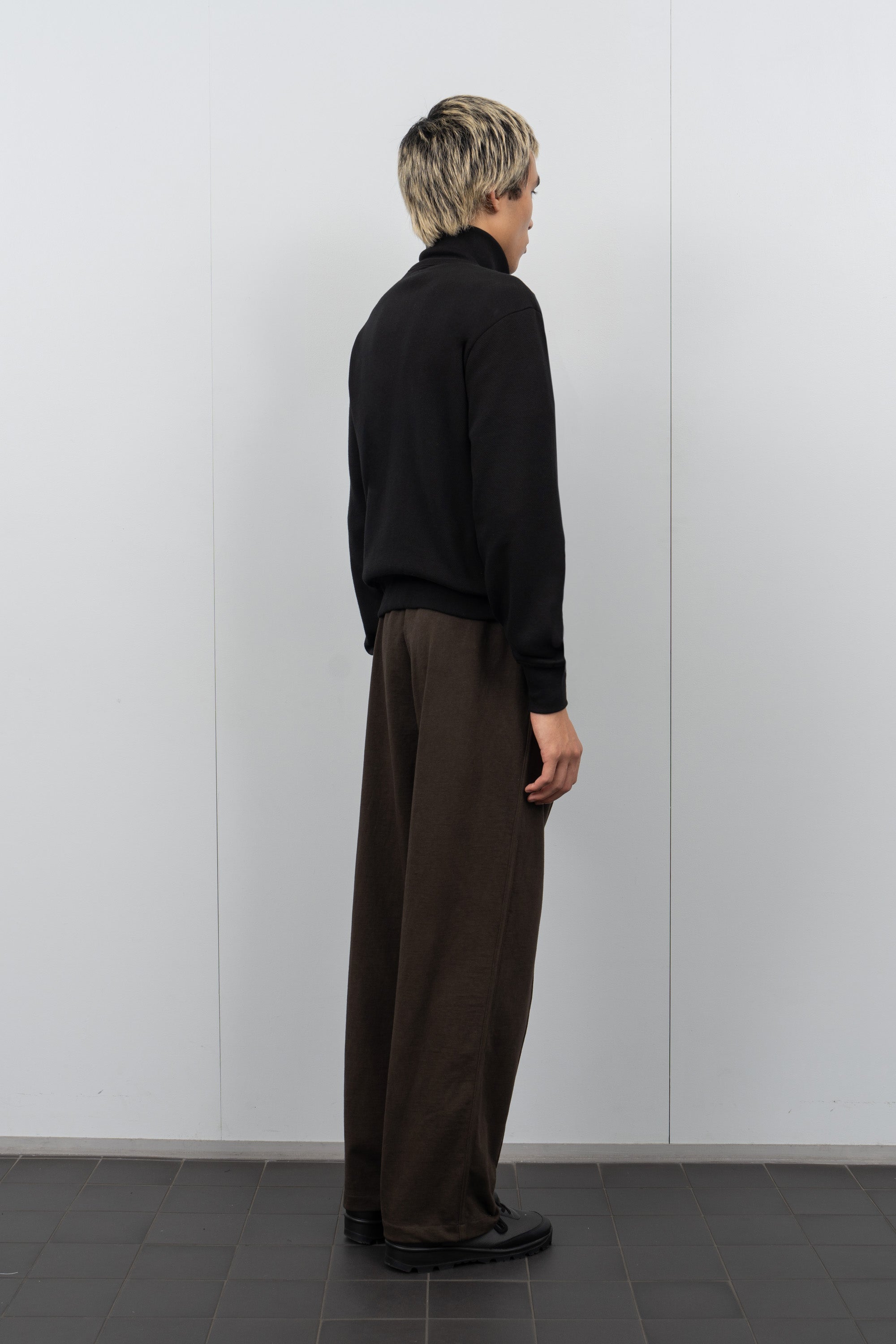 JERSEY BAND PANTS - BLACK OLIVE