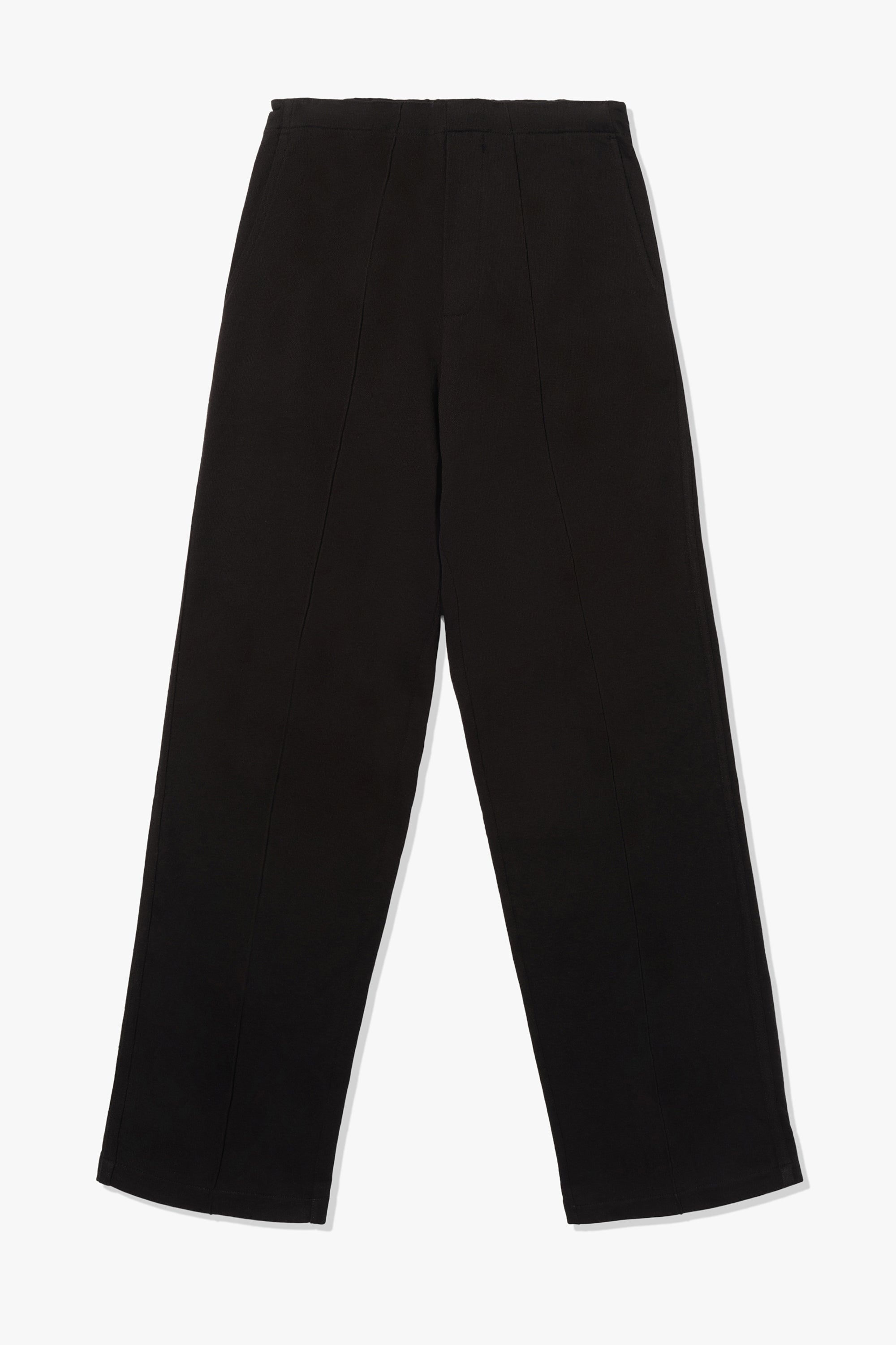 TEXTURED BAND PANT - BLACK