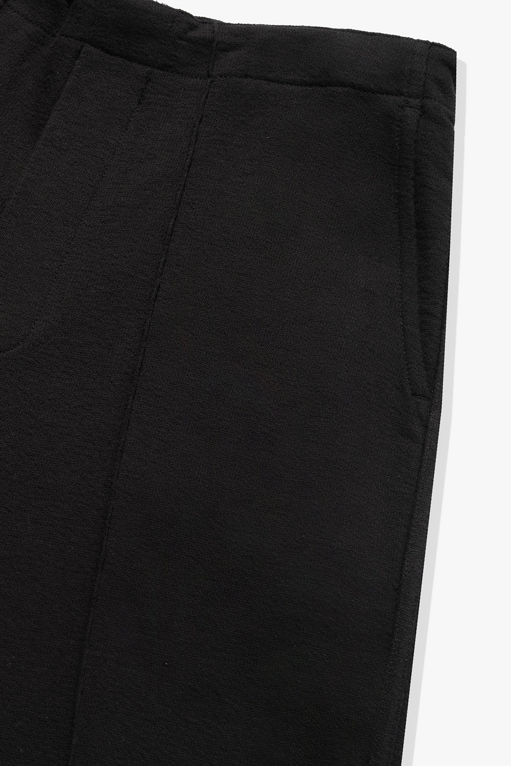 TEXTURED BAND PANT - BLACK