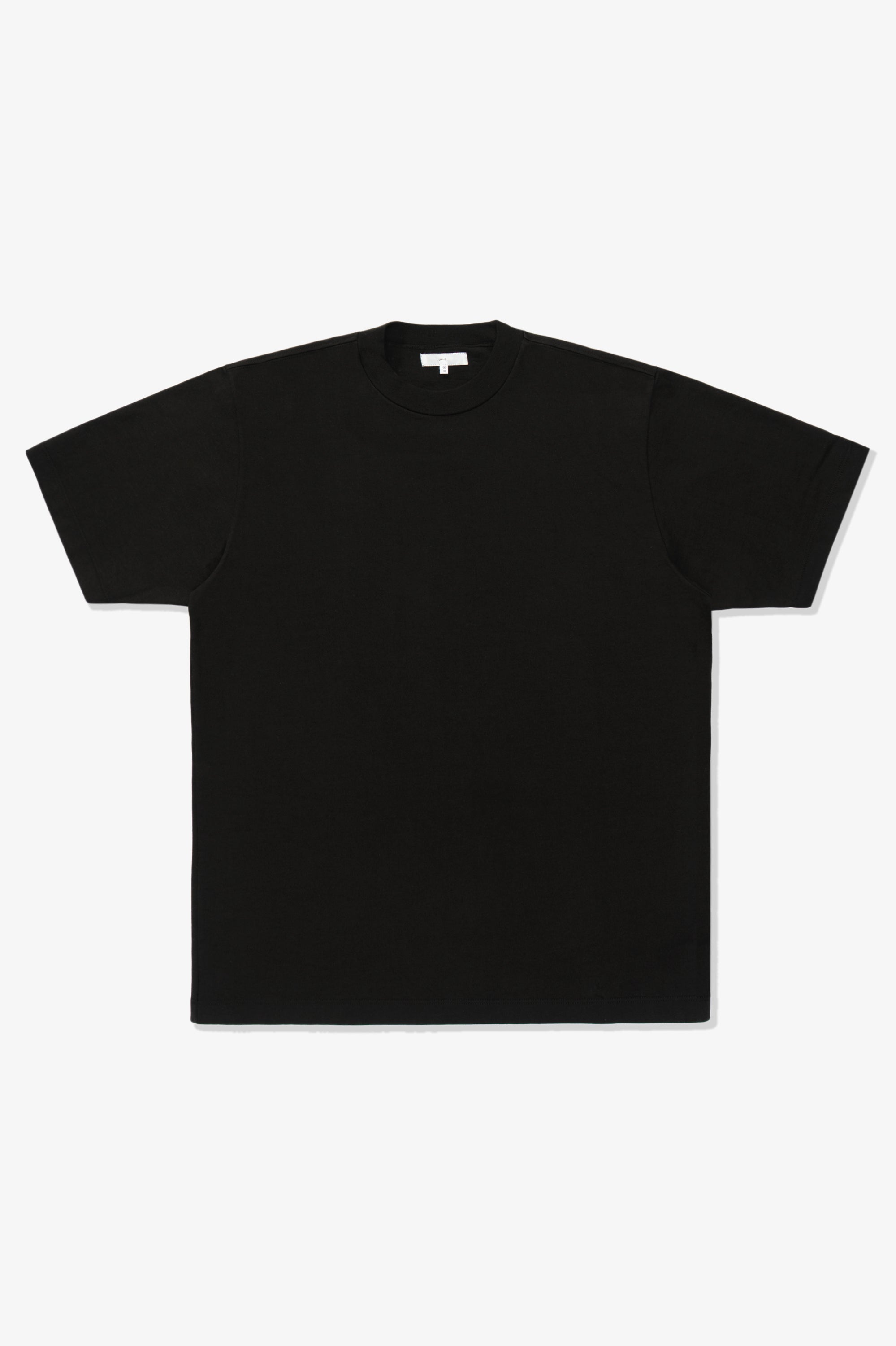 Front-facing flat overview of LW130T Rugby T-shirt in Black
