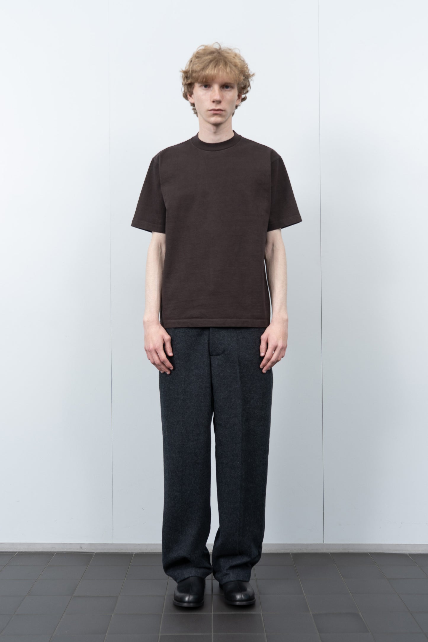 RUGBY T-SHIRT - BLACK MUSHROOM