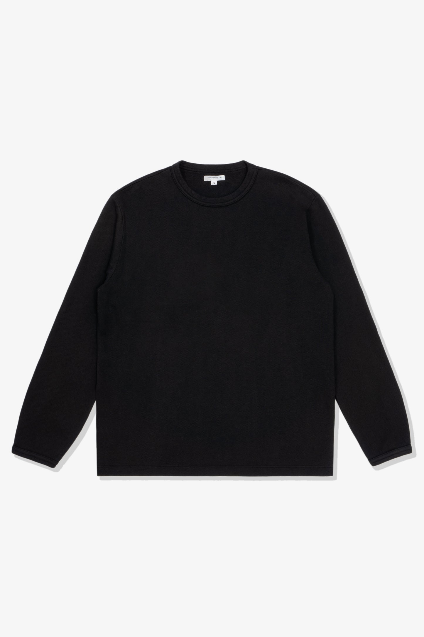 L/S MESH TOP - BLACK