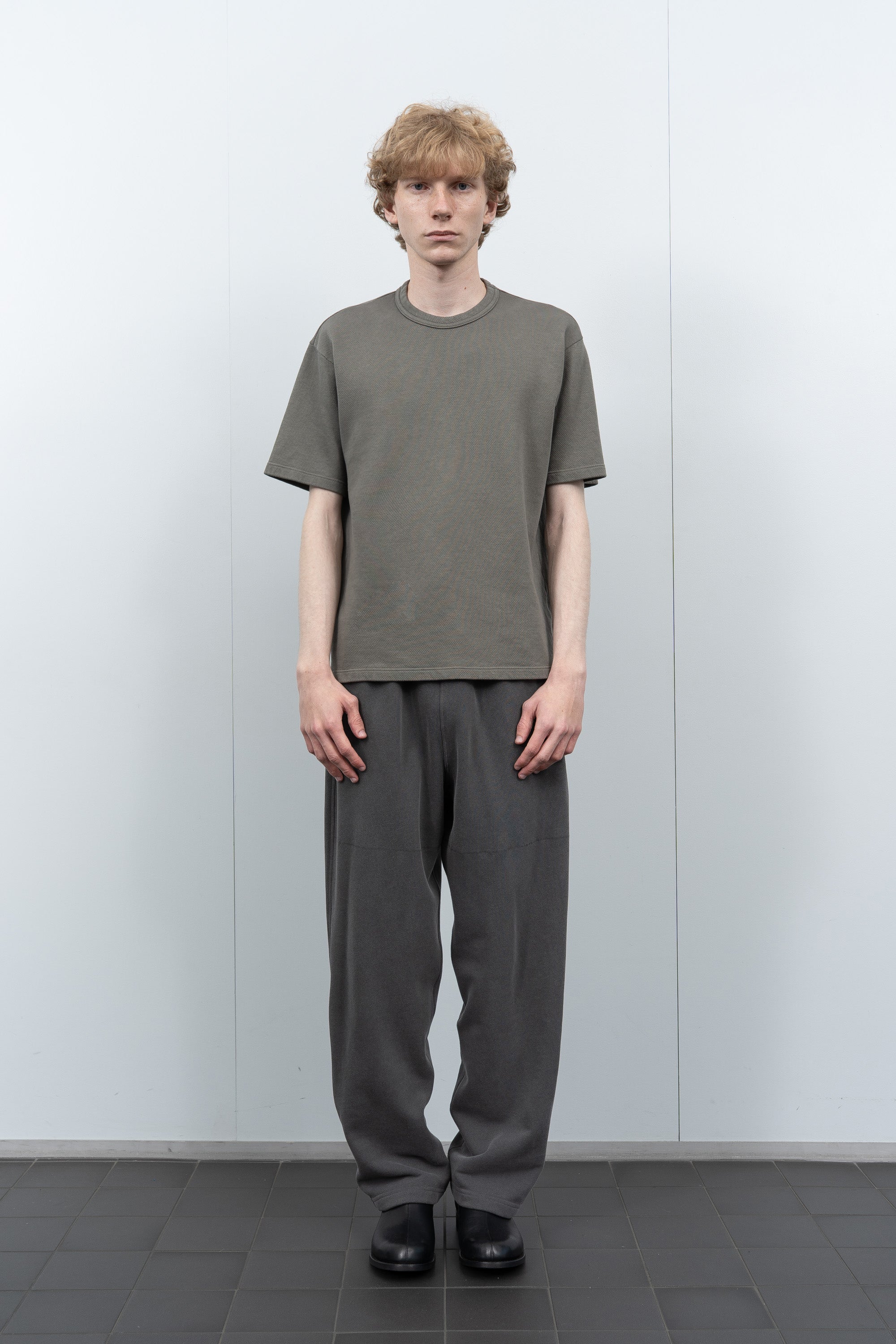 MESH T-SHIRT - DARK KELP