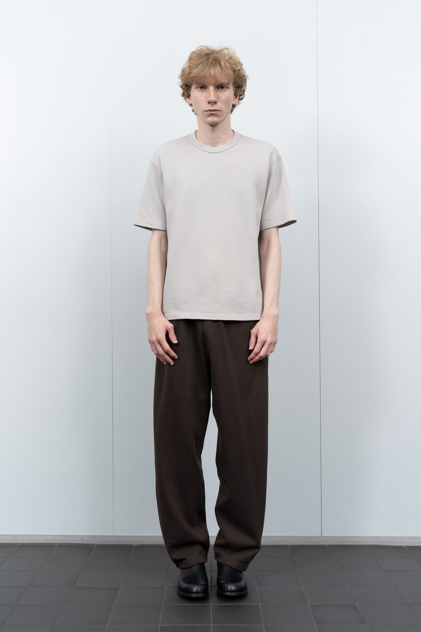 MESH T-SHIRT - OAK GREY