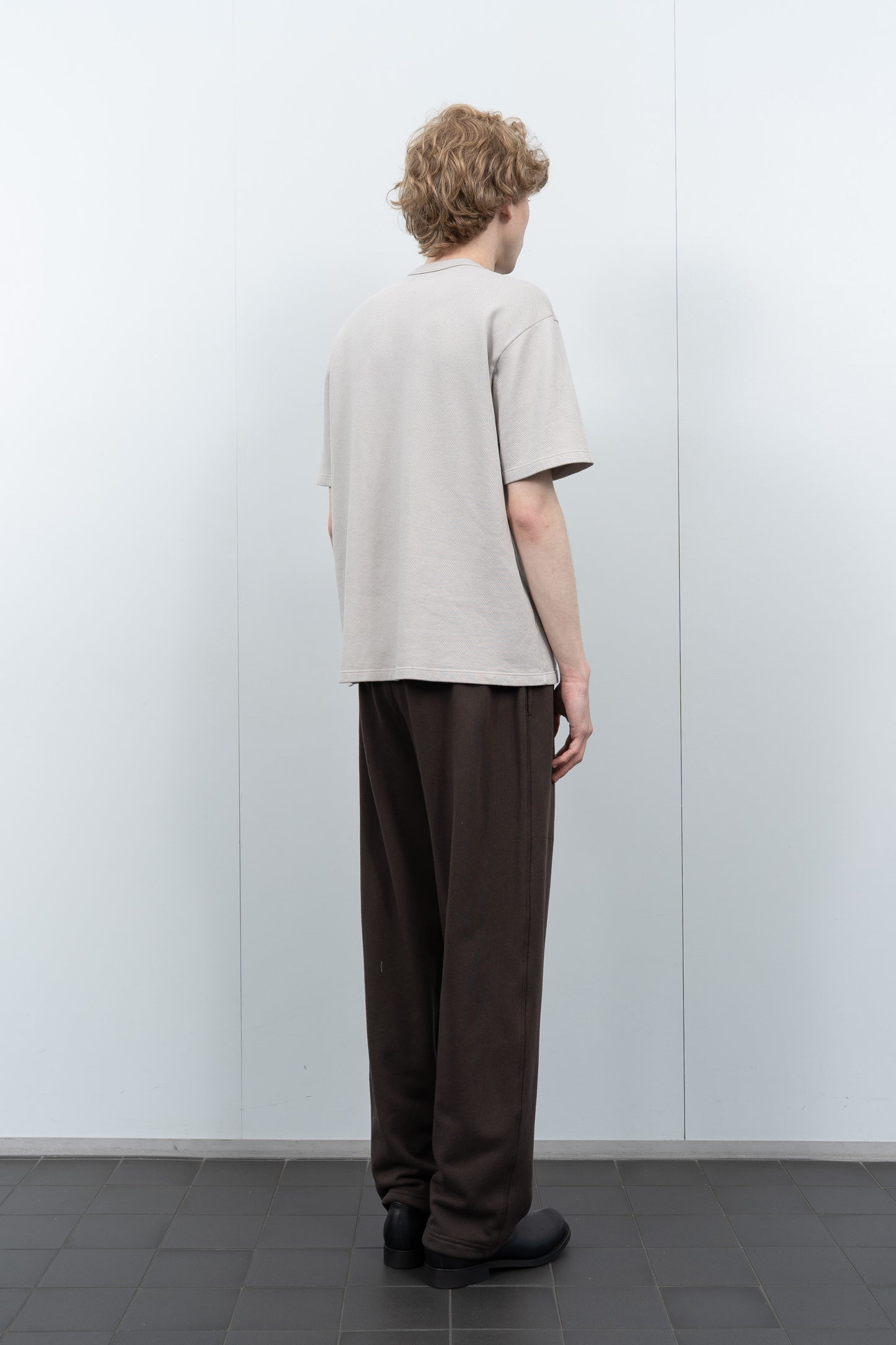 MESH T-SHIRT - OAK GREY