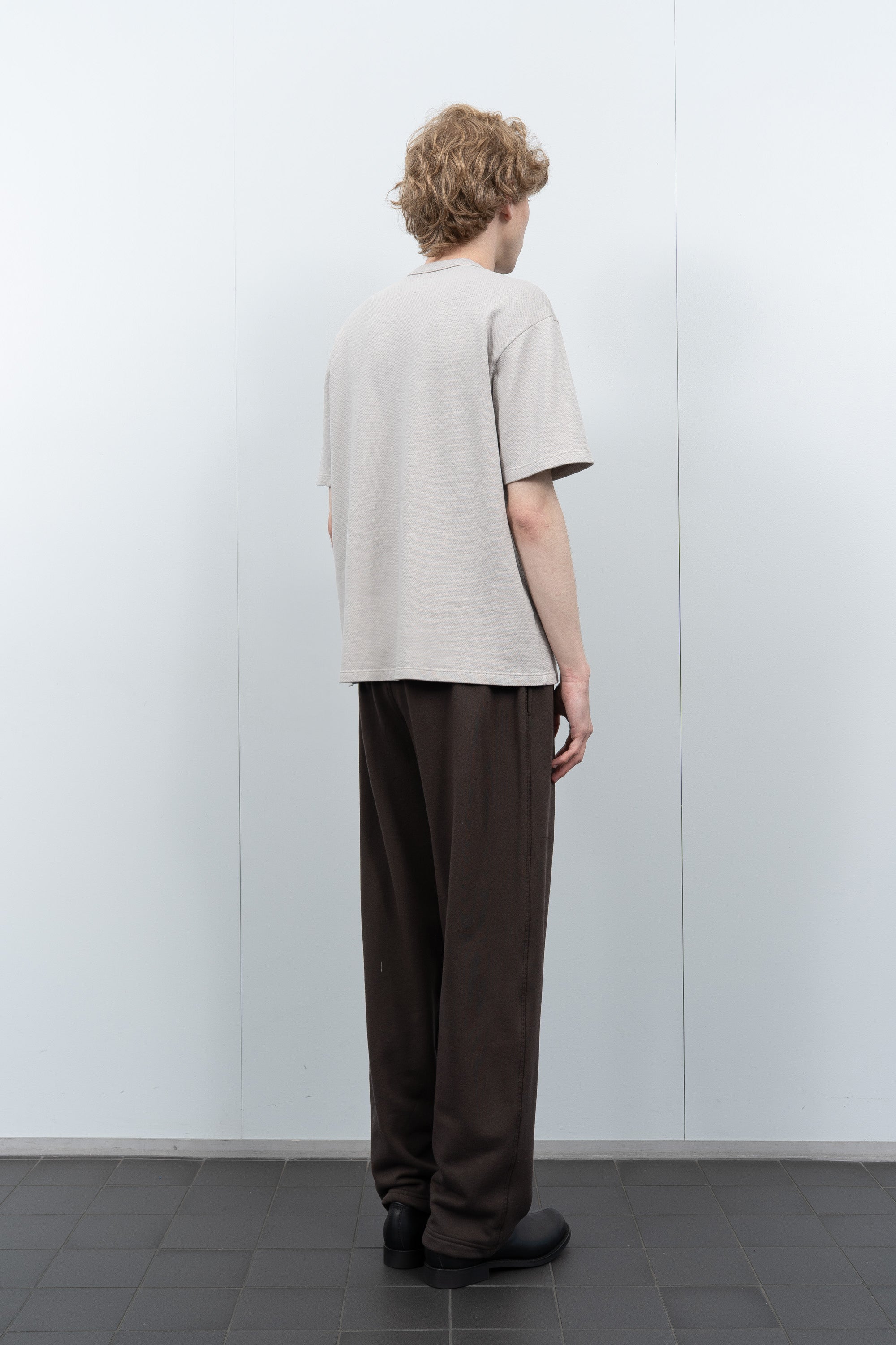 MESH T-SHIRT - OAK GREY