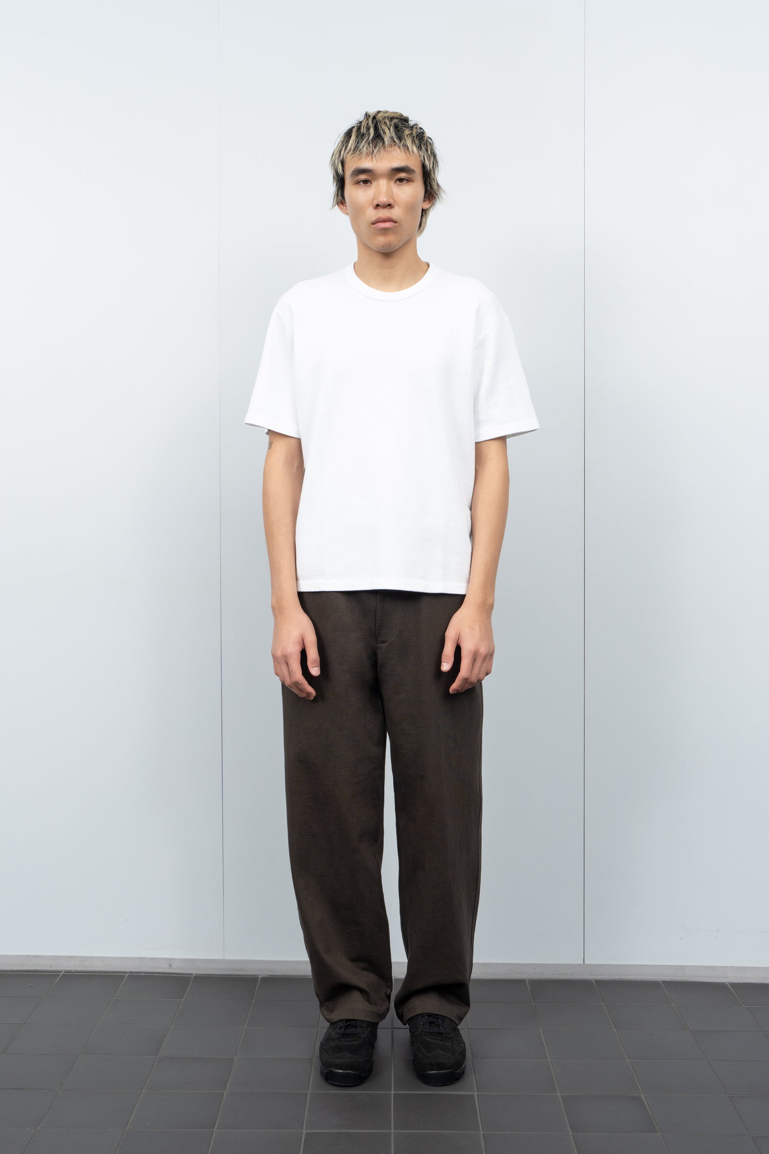 Classic Mesh Layering Tee (white)