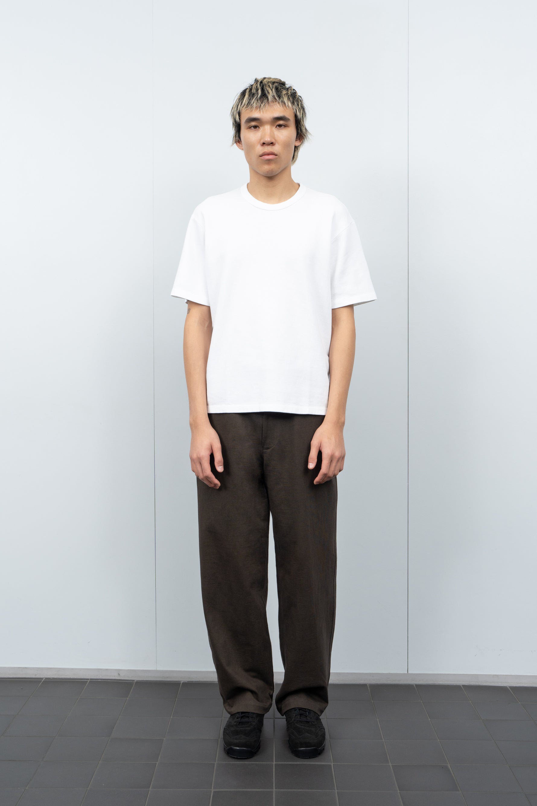 Blues Mesh Layering Tee (white)