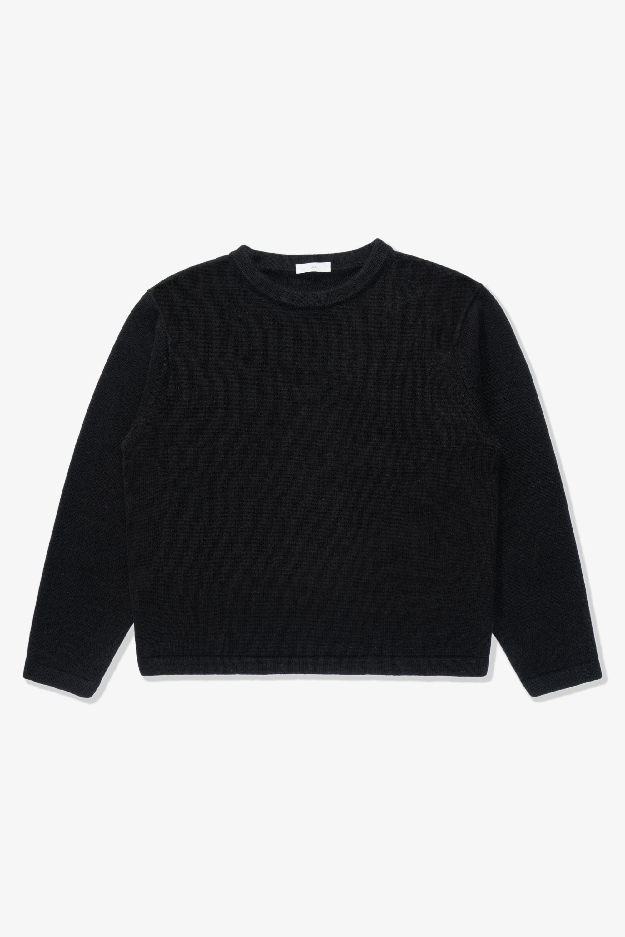WOOL CASHMERE SWEATER - BLACK
