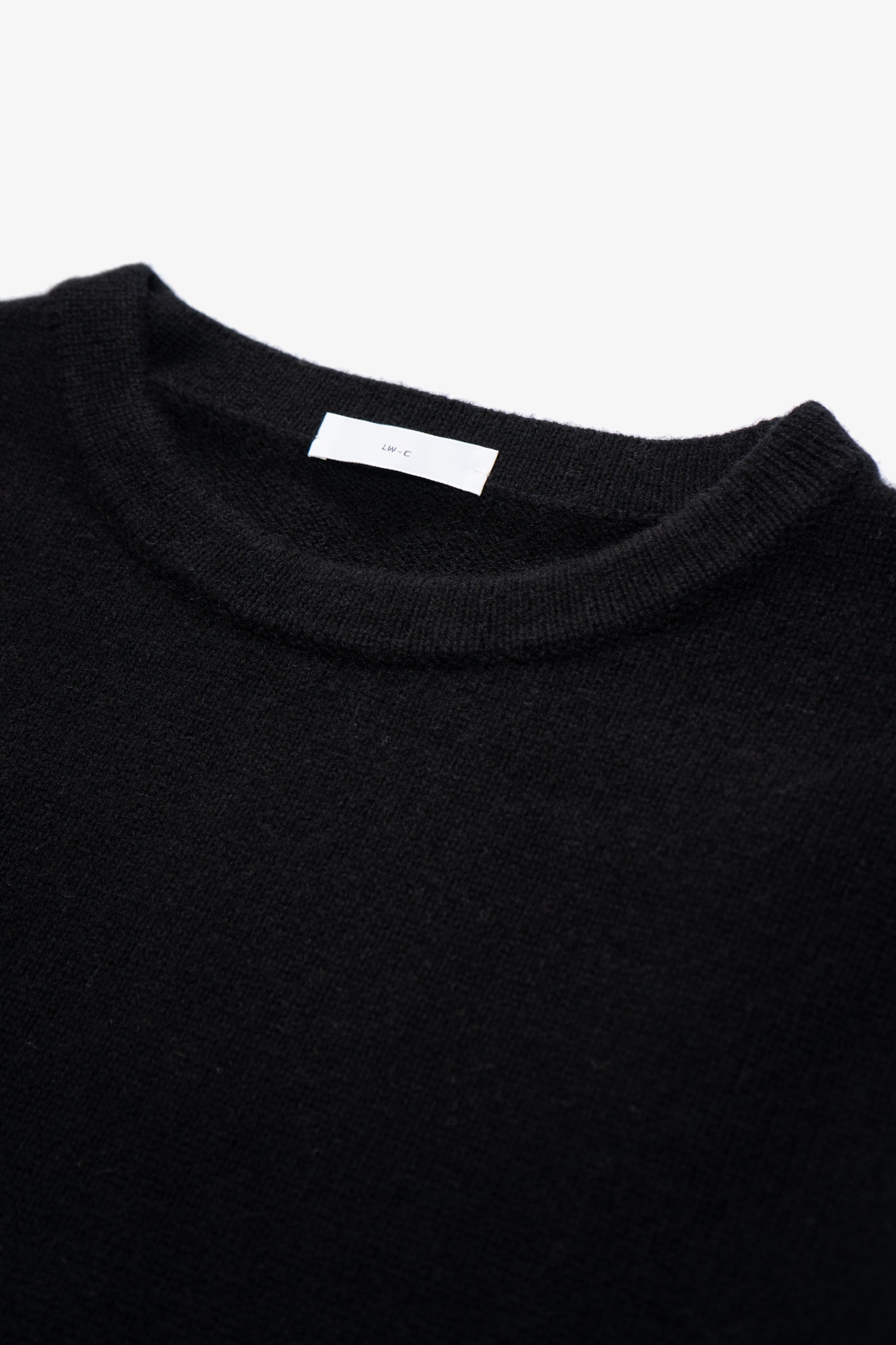 WOOL CASHMERE SWEATER - BLACK