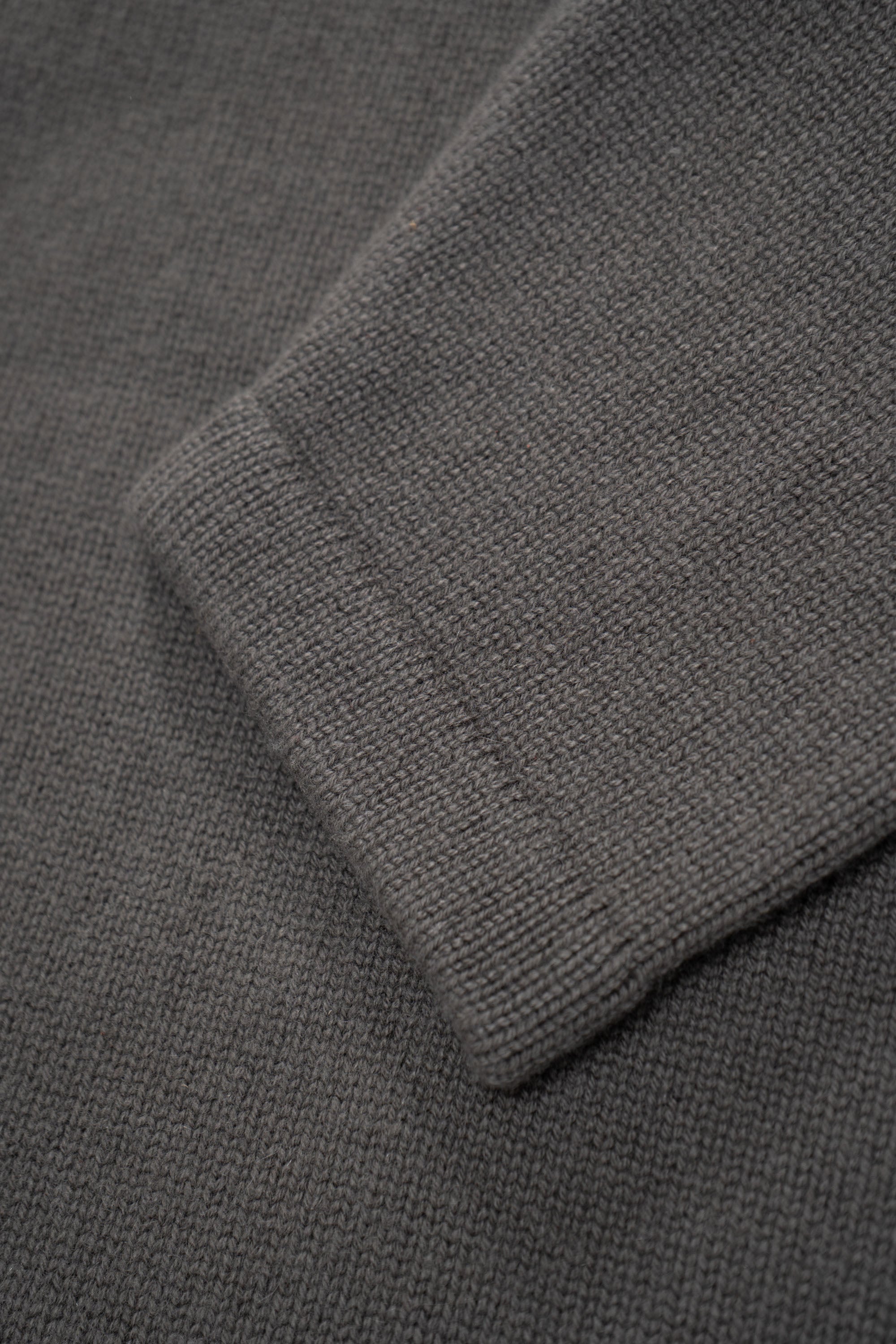 WOOL CASHMERE SWEATER - MARINE GREY