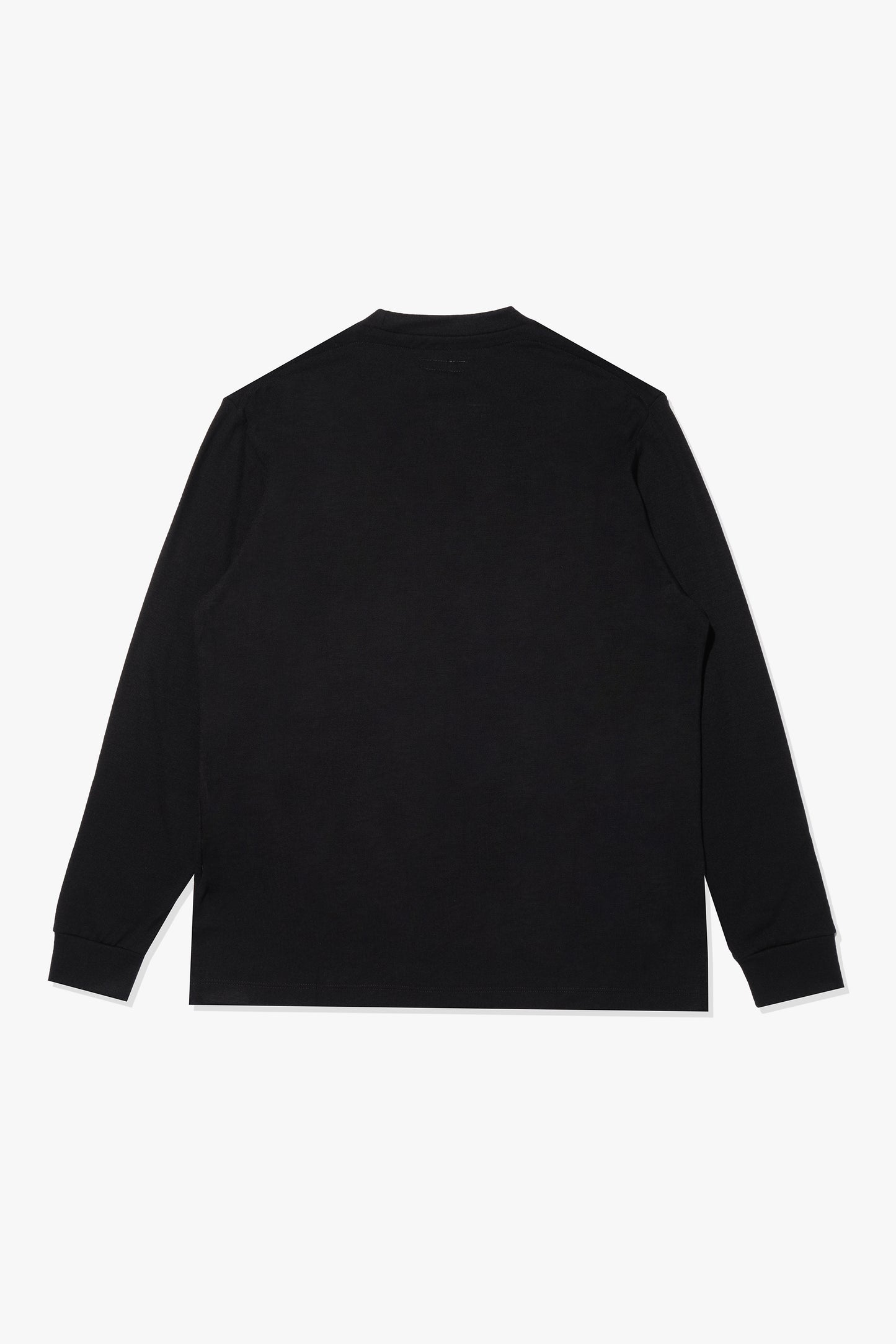 L/S WOOL T-SHIRT - NAVY