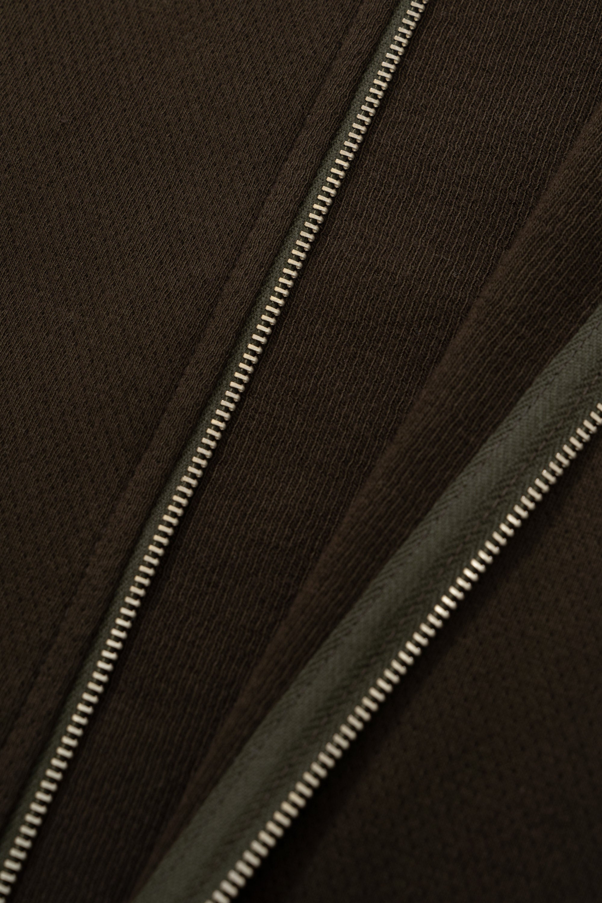 MESH FULL ZIP - BLACK OLIVE