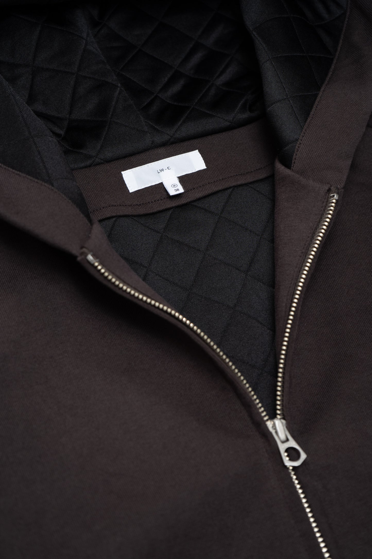 HOODED BARRINGTON JACKET - BLACK MUSHROOM