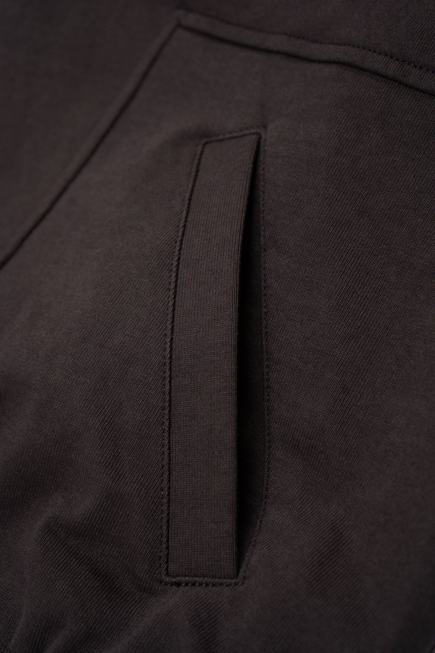 HOODED BARRINGTON JACKET - BLACK MUSHROOM