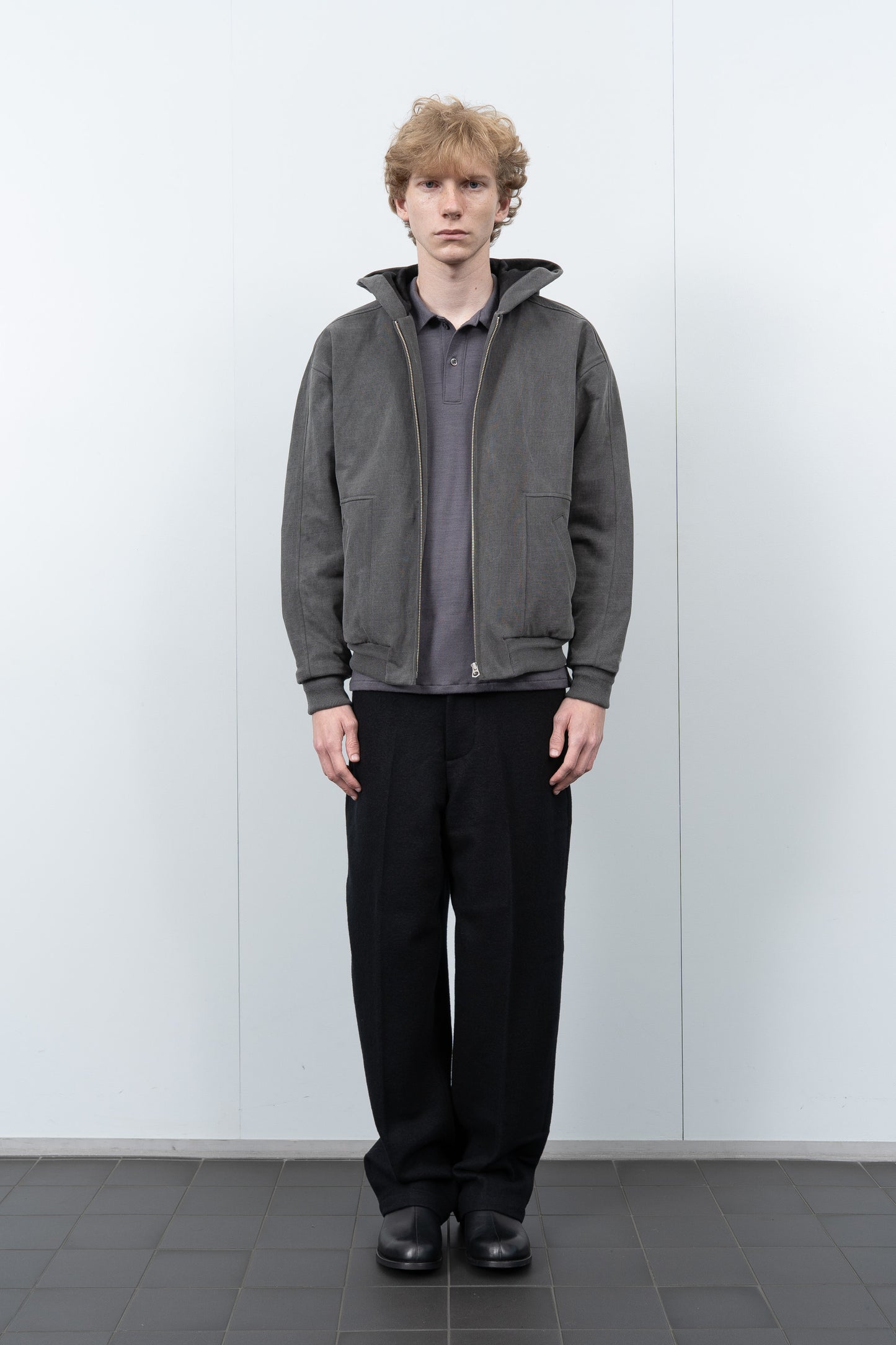 HOODED BARRINGTON JACKET - GRINDLE